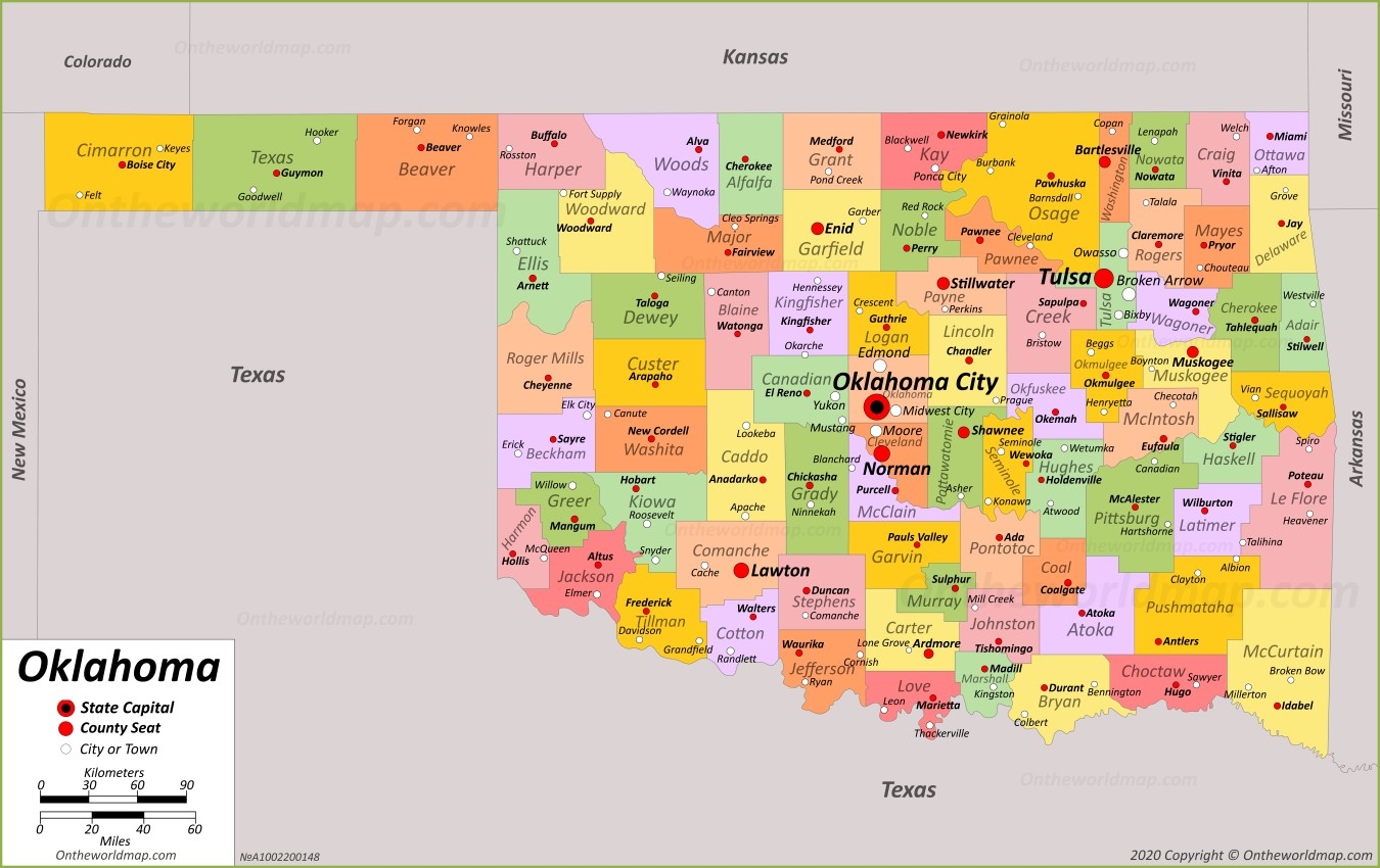 Oklahoma State Map USA Maps Of Oklahoma OK Oklahoma State Map USA Maps Of Oklahoma OK