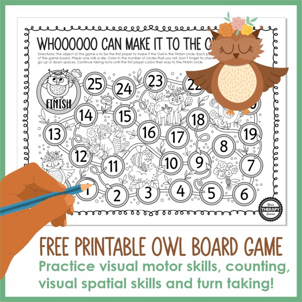 Free Printable Owl Worksheets