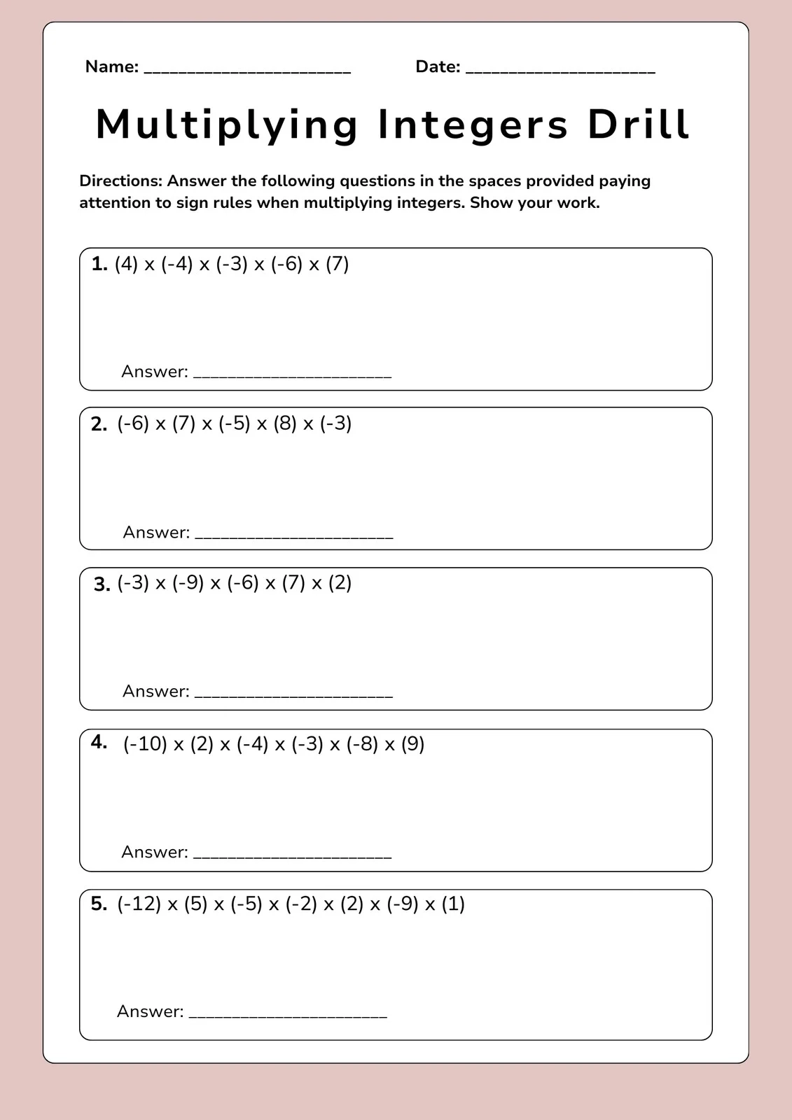 Page 2 Free Printable 8th Grade Math Worksheet Templates Canva Page 2 Free Printable 8th Grade Math Worksheet Templates Canva