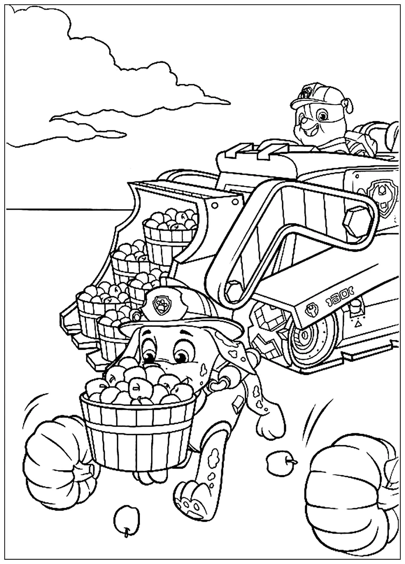 Pat Patrol The Harvest Was Good Paw Patrol Coloring Pages Pat Patrol The Harvest Was Good Paw Patrol Coloring Pages