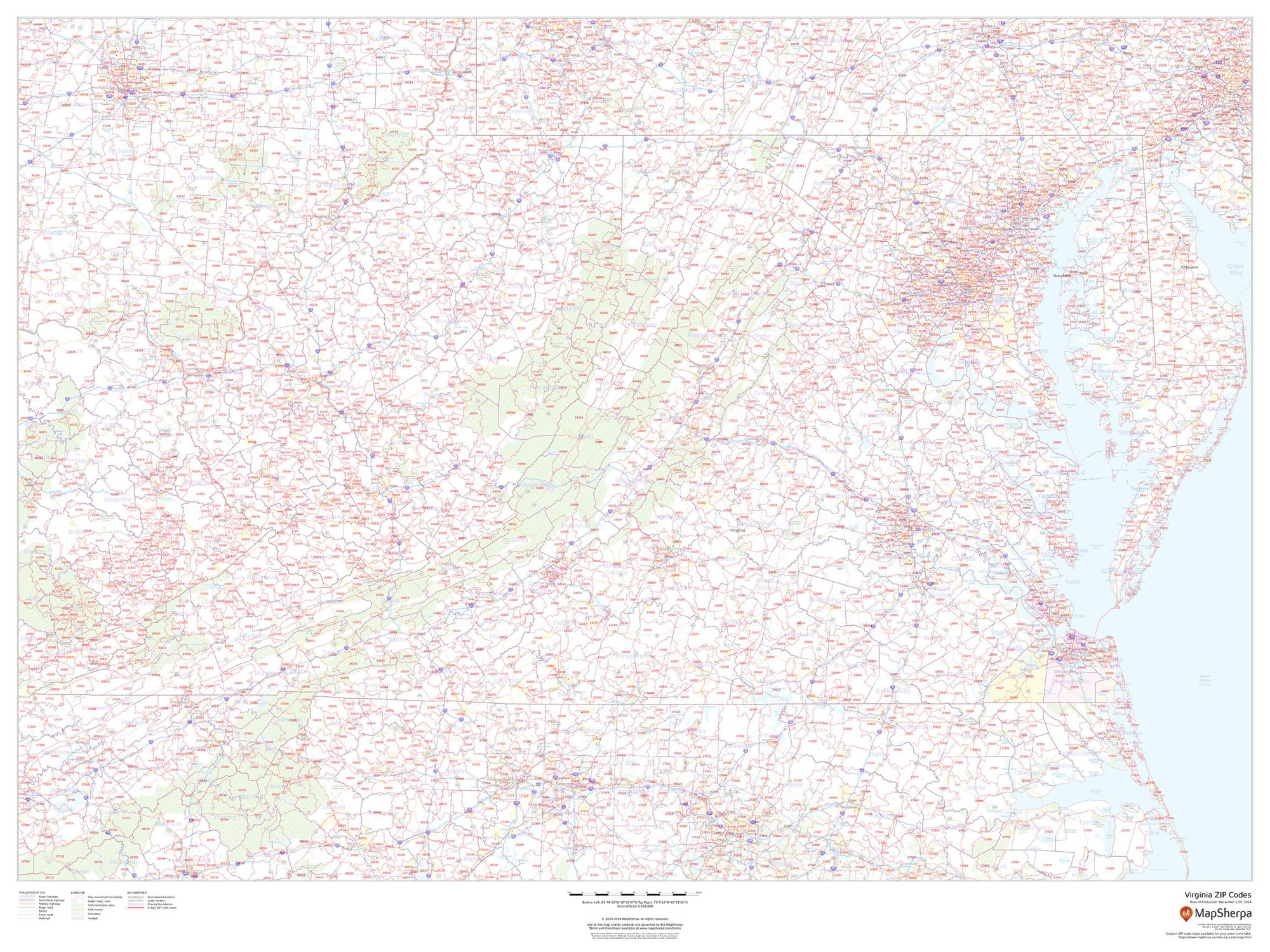 Pennsylvania ZIP Code Map Pennsylvania ZIP Code Map