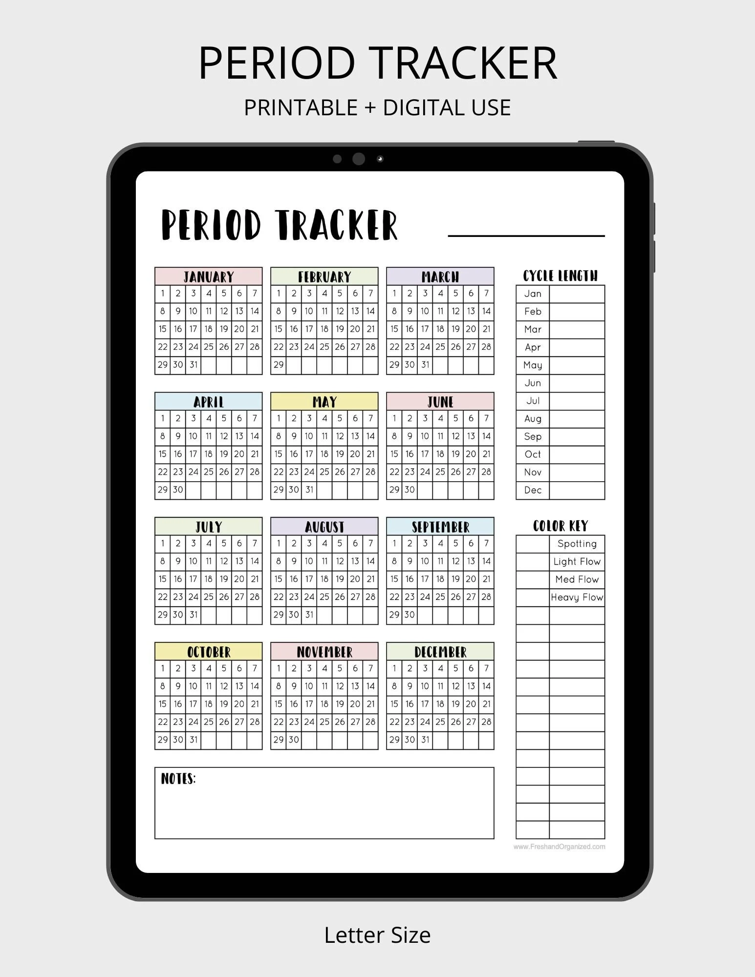 Period Tracker Menstrual Cycle Tracker Period Calendar Printable Digital Download Digital Period Tracker Menstrual Log Ttc Etsy