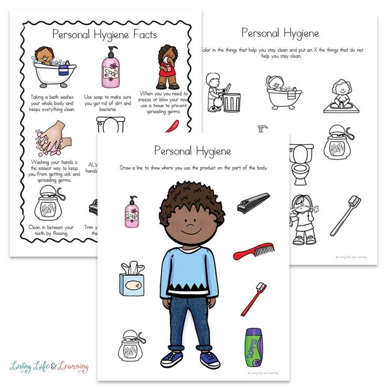 Personal Hygiene Worksheet Story Personal Hygiene Worksheet Story