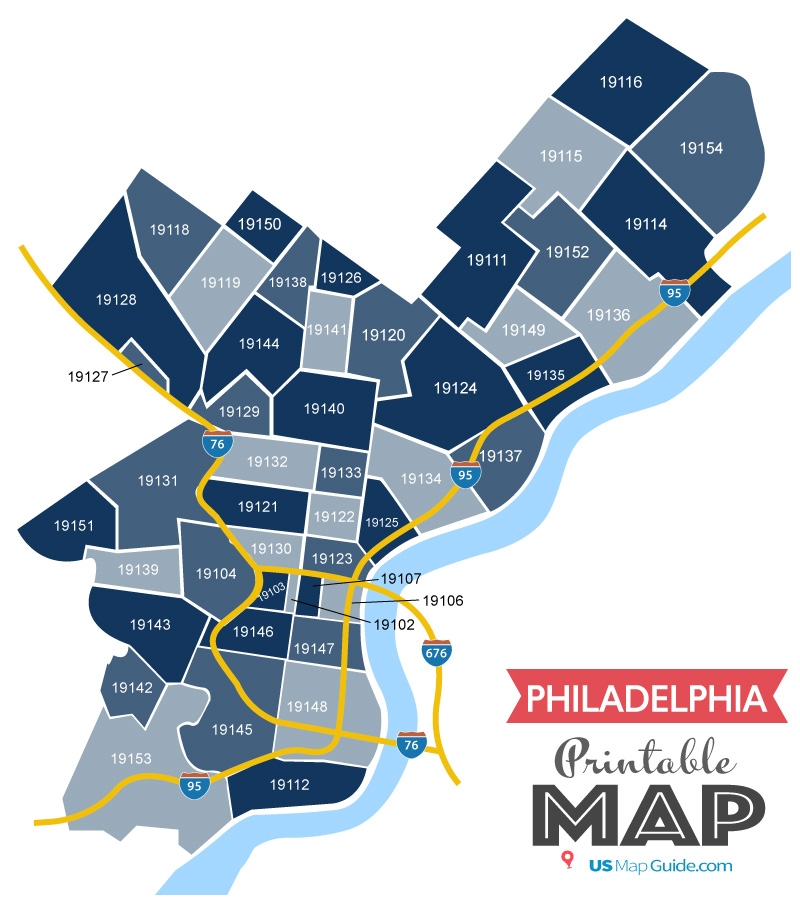 Philadelphia PA Zip Code Map 50 Zip Codes US Map Guide Philadelphia PA Zip Code Map 50 Zip Codes US Map Guide