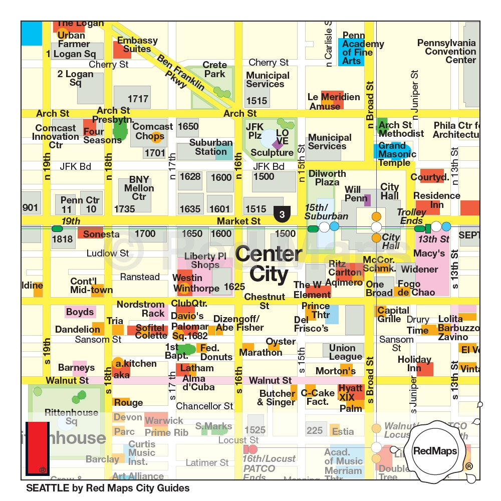 Map Of Historic Philadelphia Printable