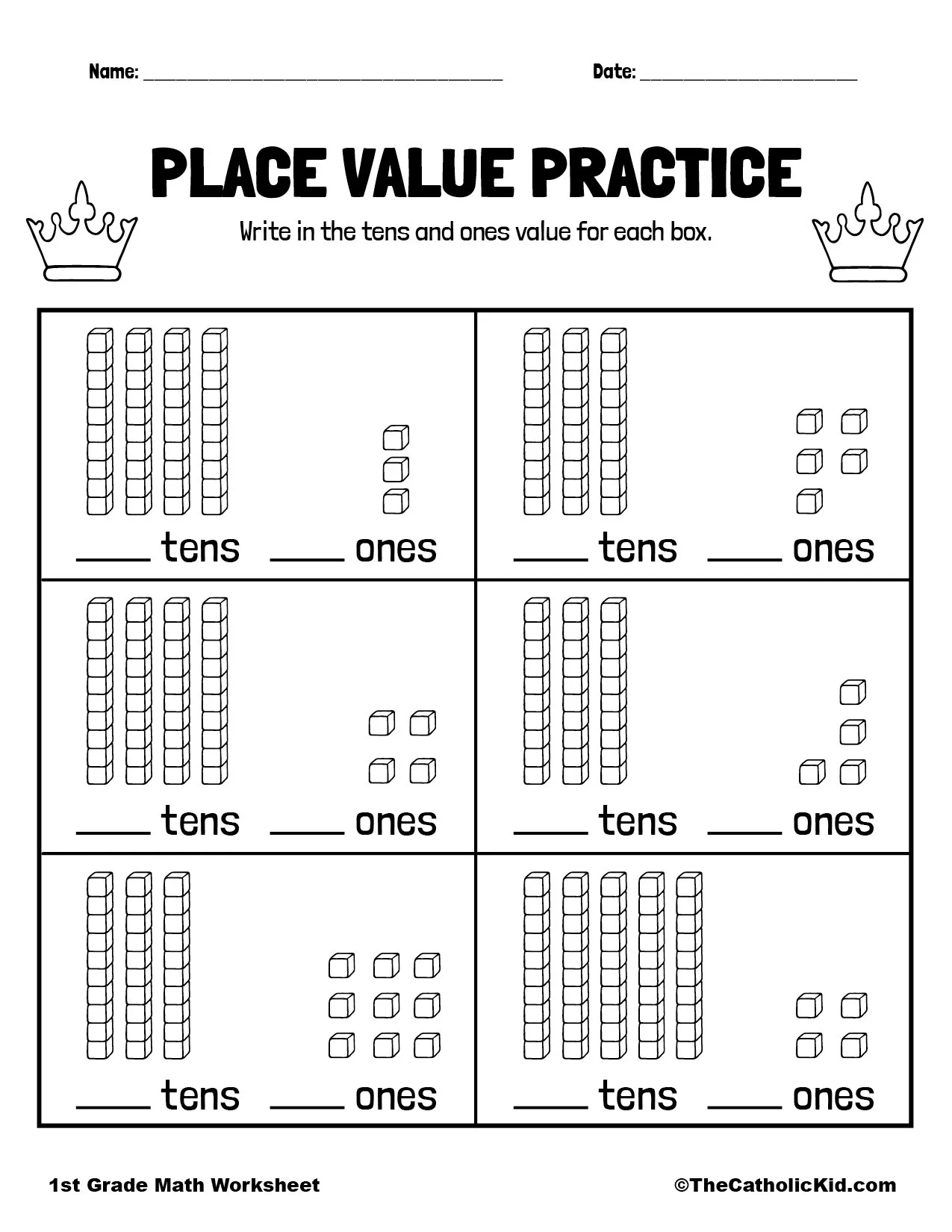 Place Value Printable Worksheets