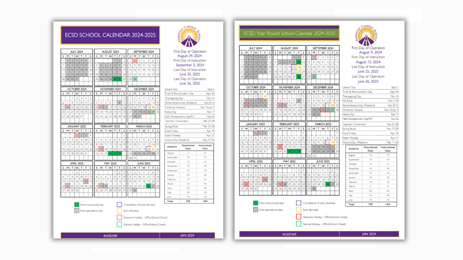 Eo Smith Calendar 24-25 Printable