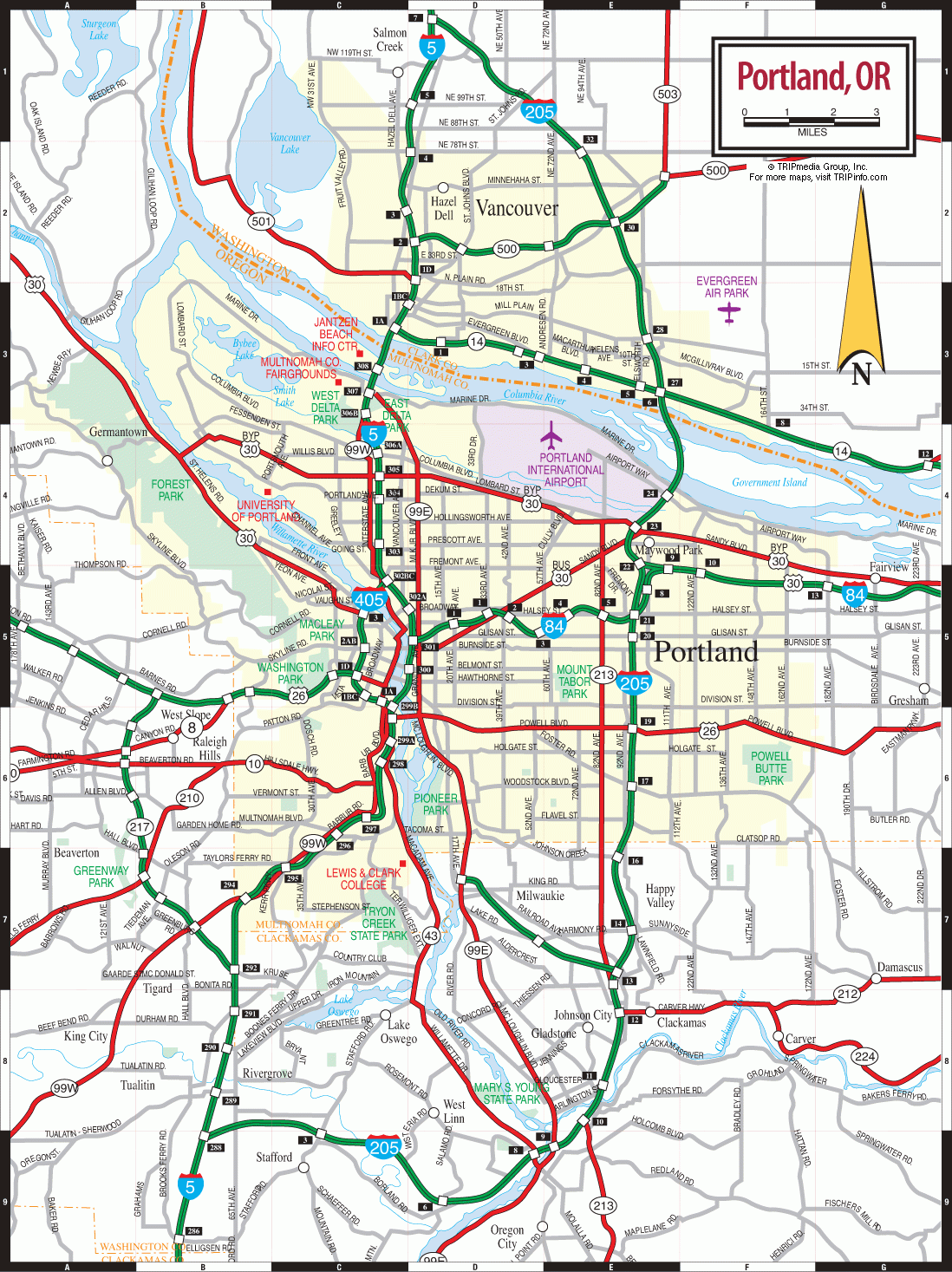 Portland Road Map
