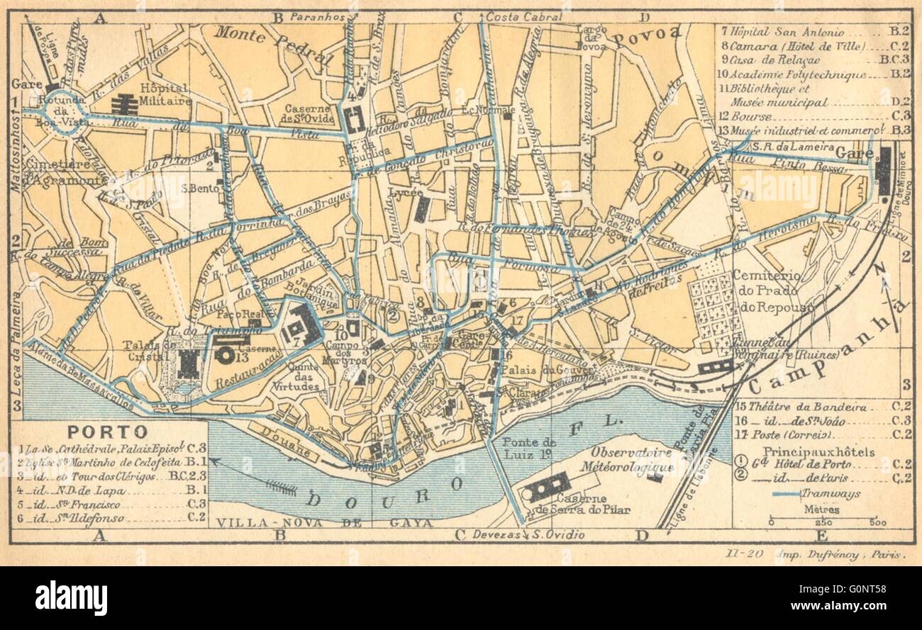 Porto Map Hi res Stock Photography And Images Alamy