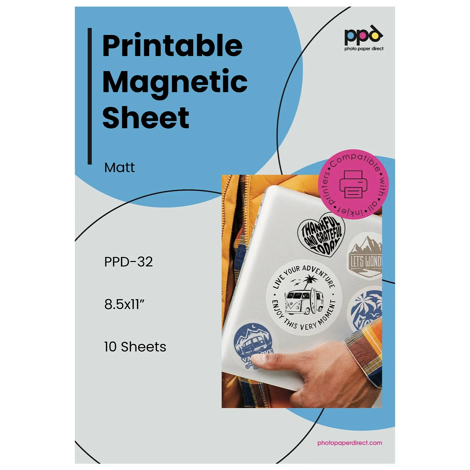 PPD Inkjet Photo Magnetic Printable Matte Sheet LTR 8 5x11 PPD 32 PhotoPaperDirect US PPD Inkjet Photo Magnetic Printable Matte Sheet LTR 8 5x11 PPD 32 PhotoPaperDirect US