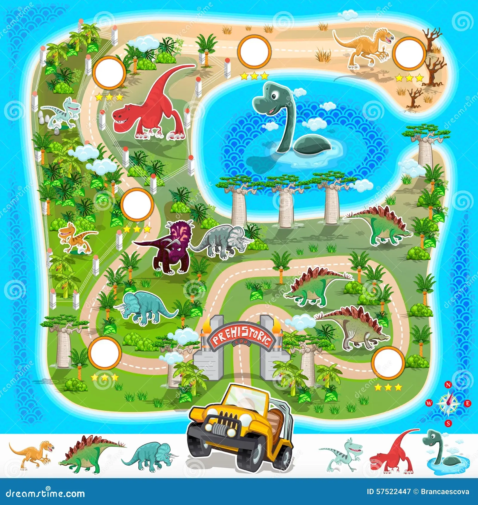 Prehistoric Zoo Map Collection 01 Stock Vector Illustration Of Carnivore Evolution 57522447 Prehistoric Zoo Map Collection 01 Stock Vector Illustration Of Carnivore Evolution 57522447