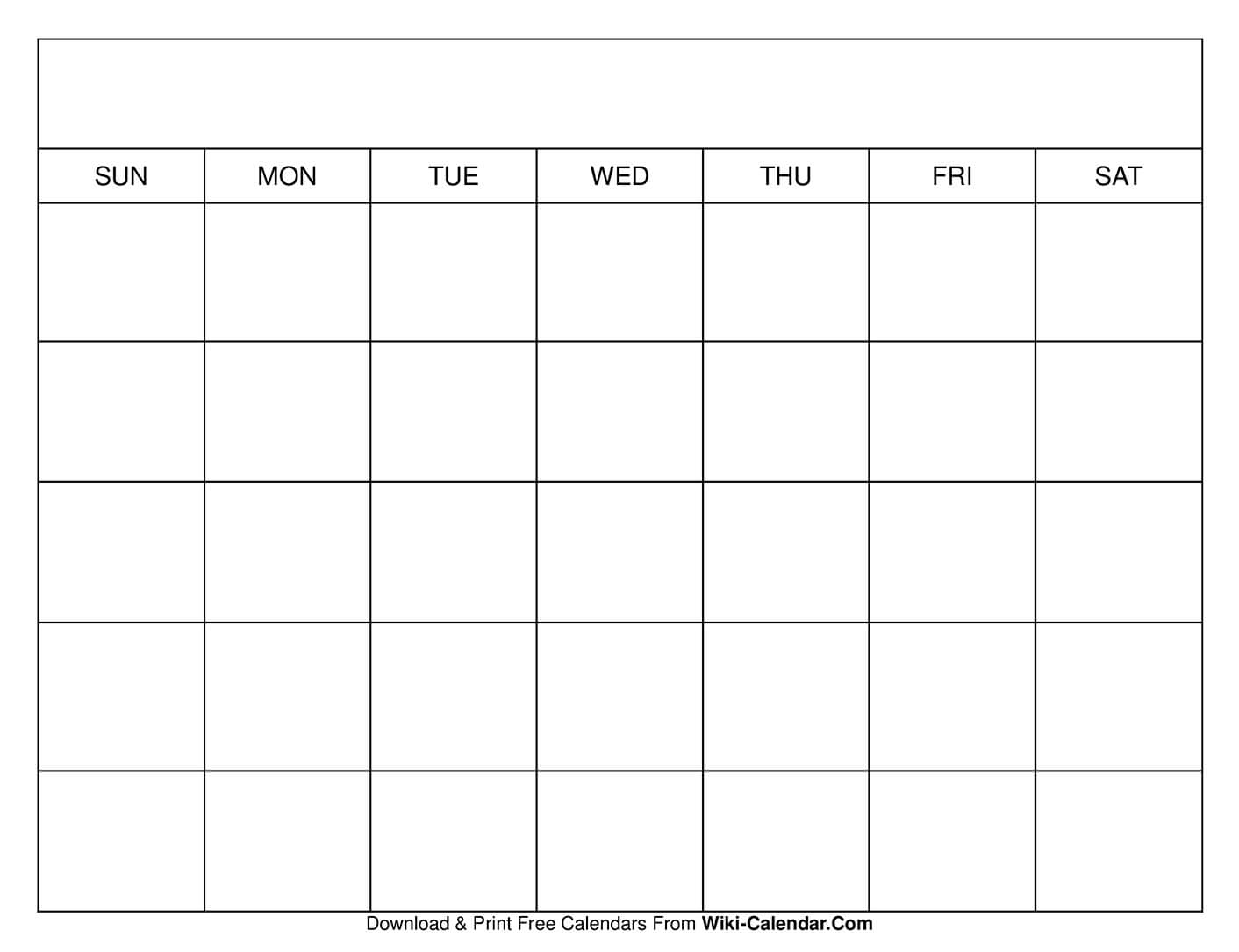 Printable Blank Calendar Templates Wiki Calendar Printable Blank Calendar Templates Wiki Calendar