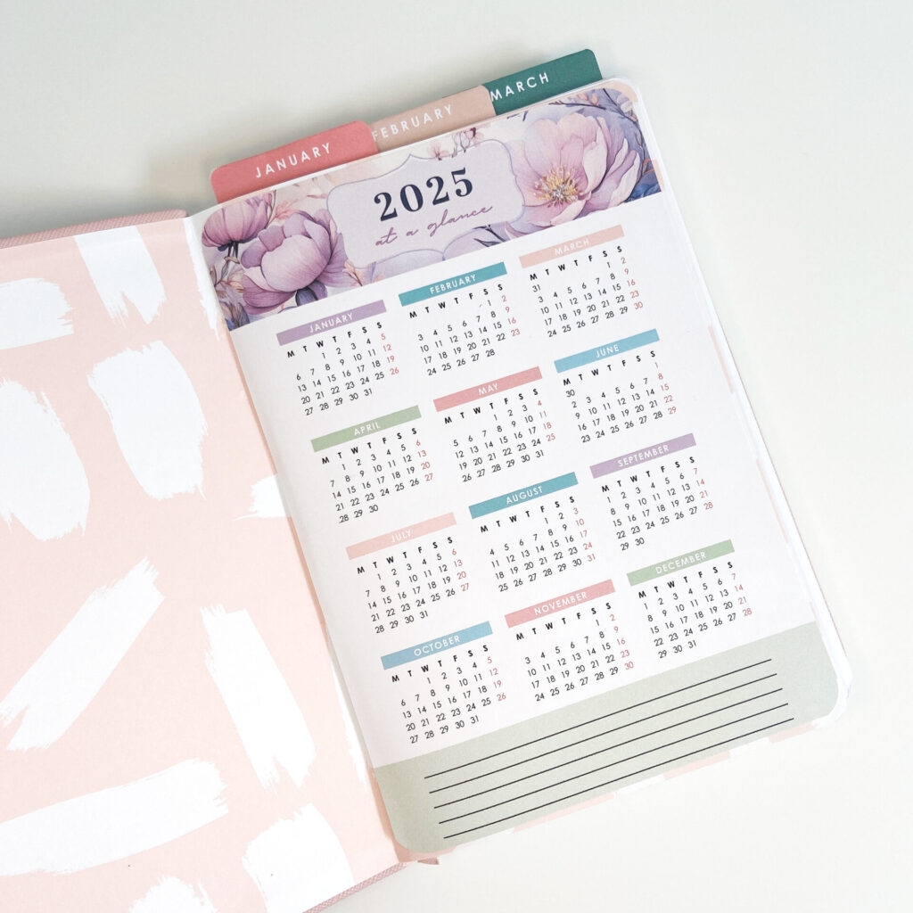 Printable Calendar Tabs