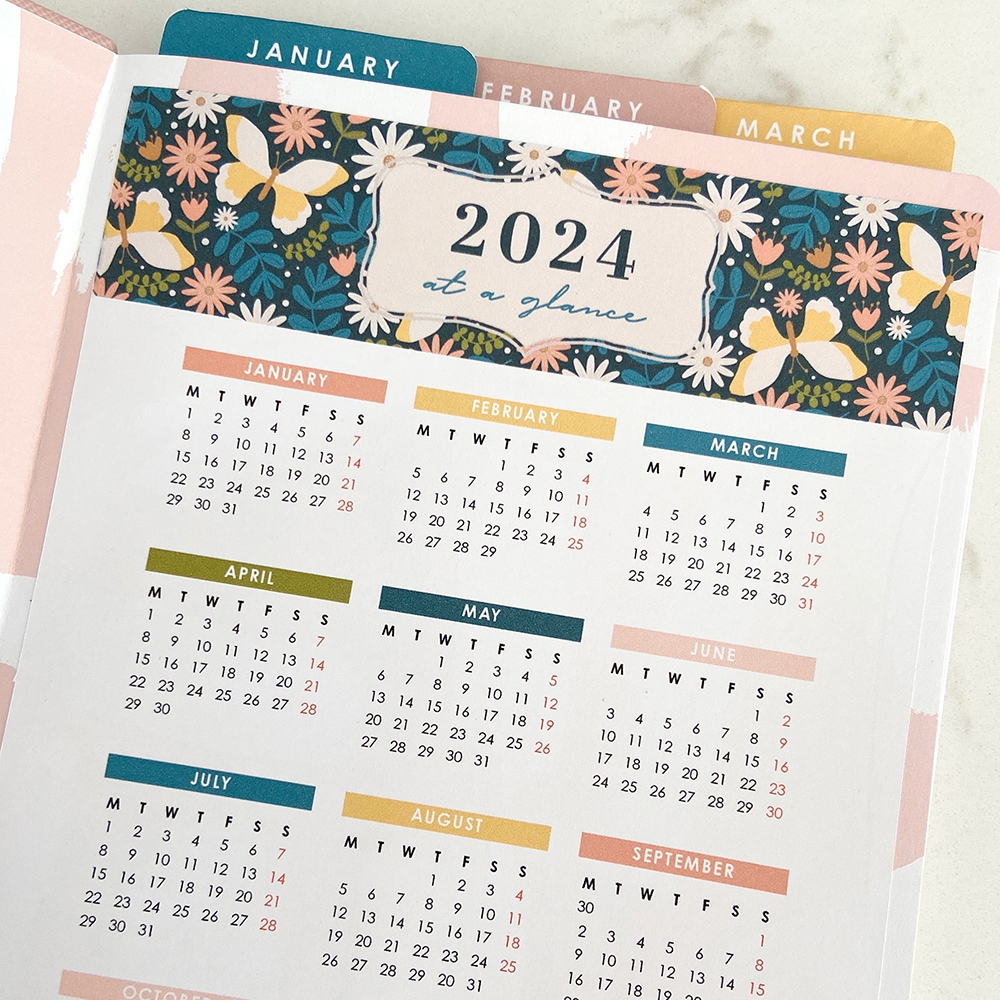 Printable Calendars And Page Tabs Space And Quiet Journaling