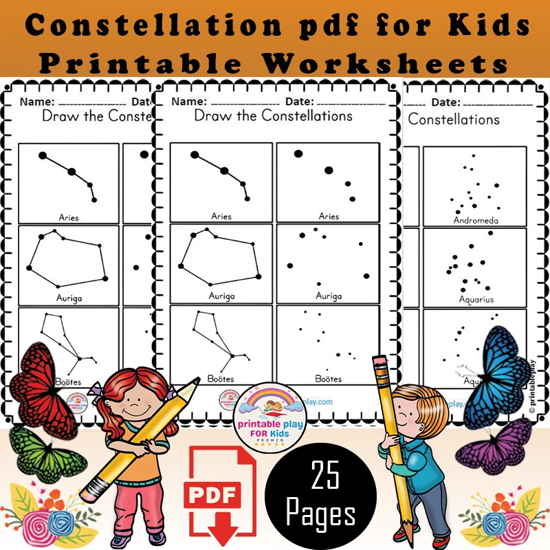 Printable Constellation Worksheets PDF For Kids Made By Teachers