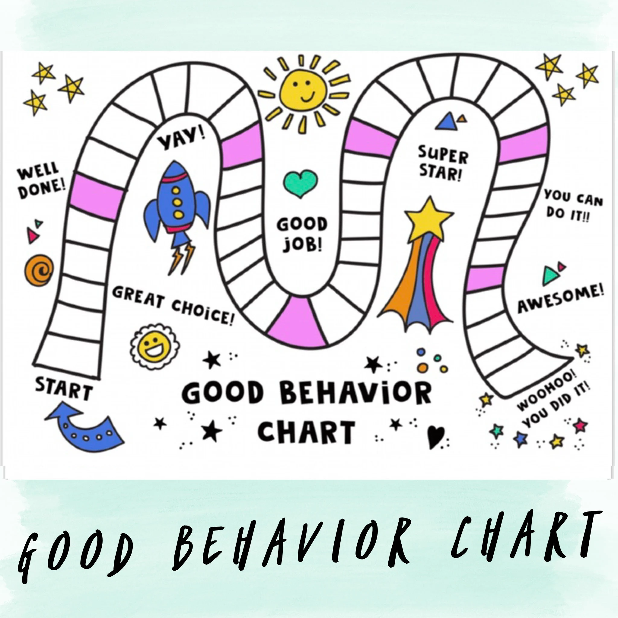 Printable Good Behavior Chart