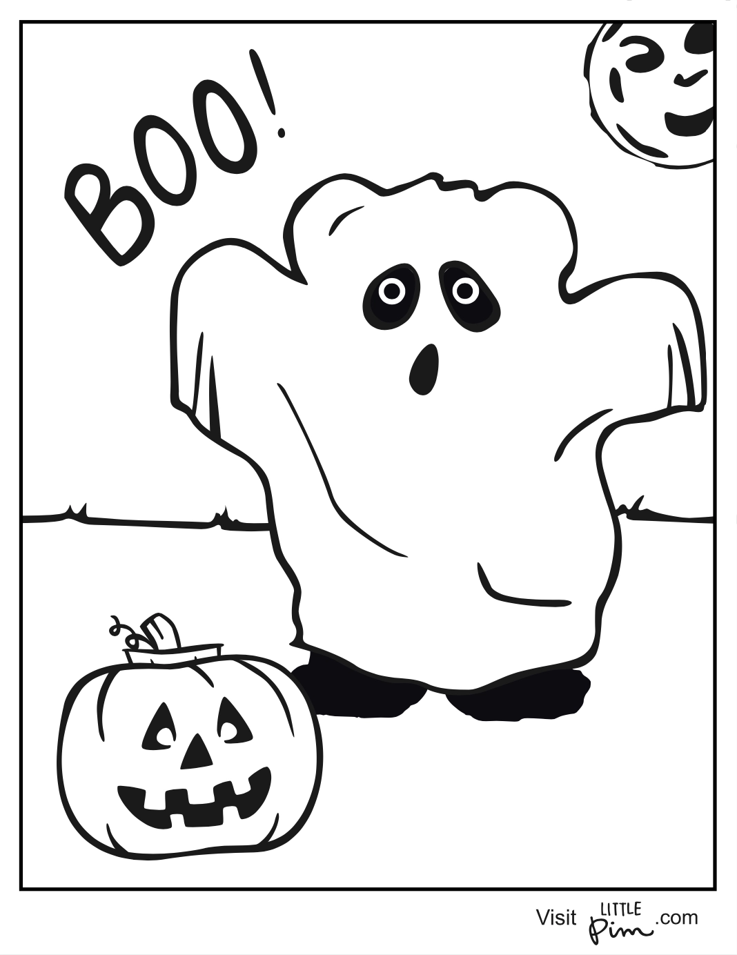 Printable Halloween Coloring Pages For Kids With Little Pim Little Pim Printable Halloween Coloring Pages For Kids With Little Pim Little Pim