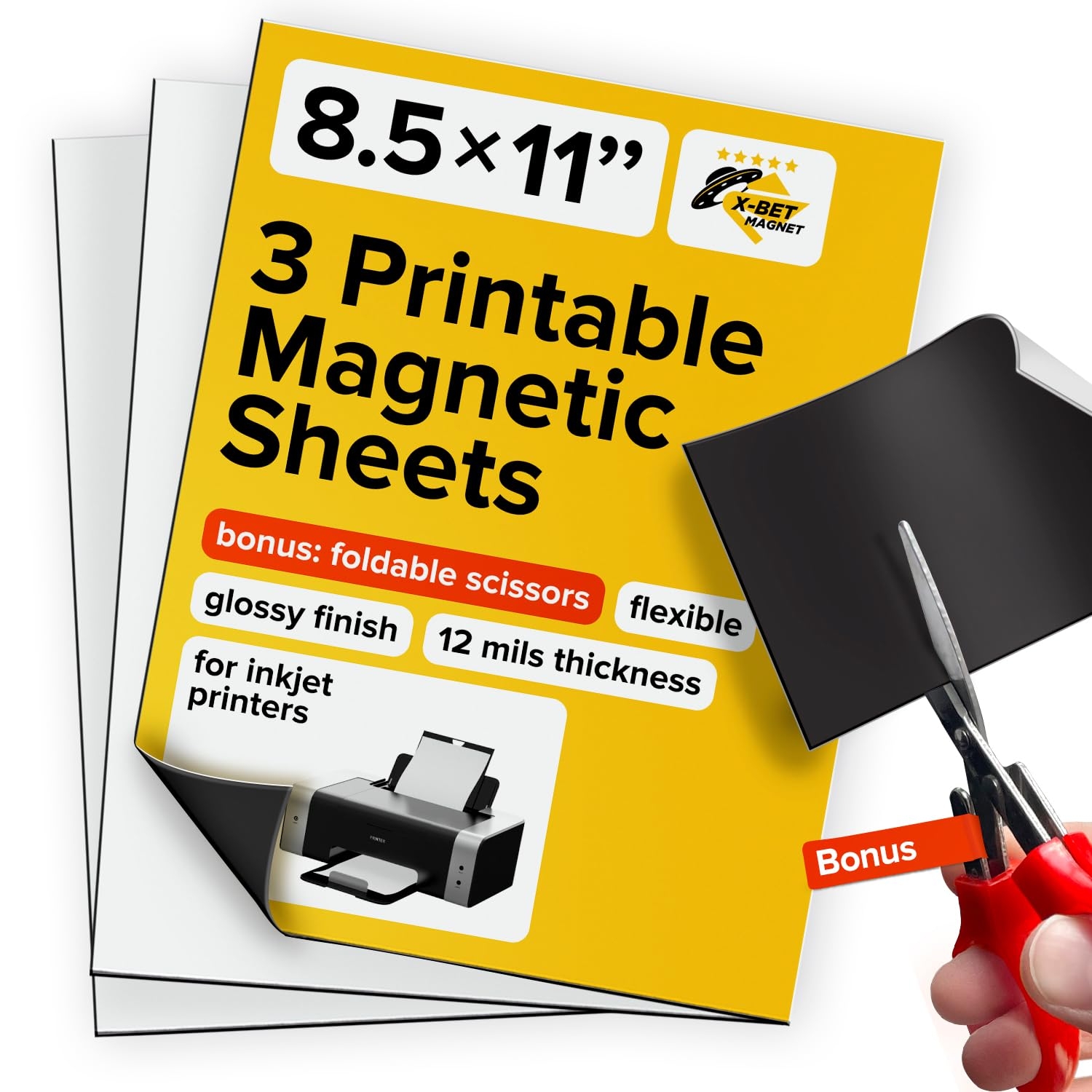 Printable Magnetic Sheets Each 8 5 X 11 Flexible Magnet Sheets Non EBay Printable Magnetic Sheets Each 8 5 X 11 Flexible Magnet Sheets Non EBay