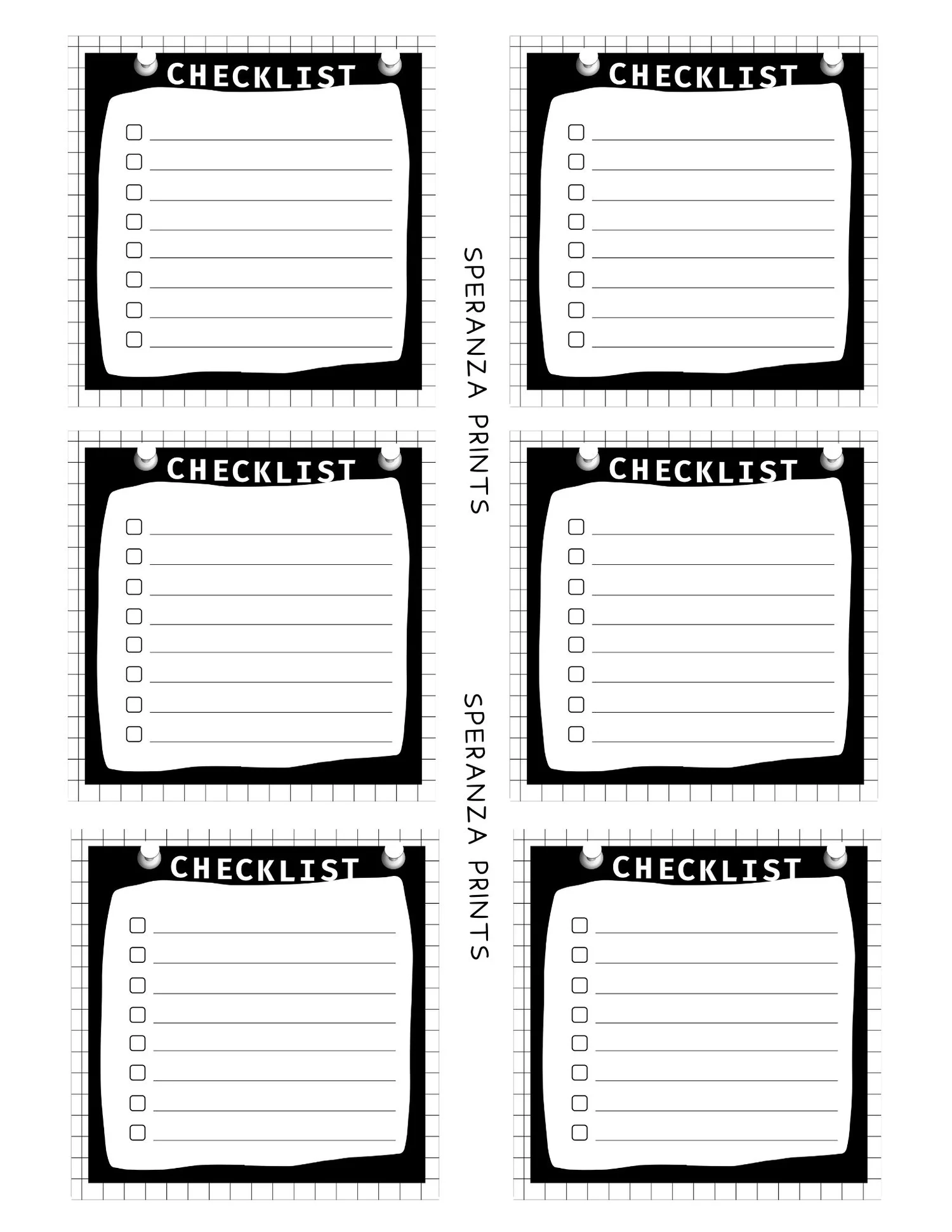 Printable Memo Notes Black White Printer Friendly Payhip