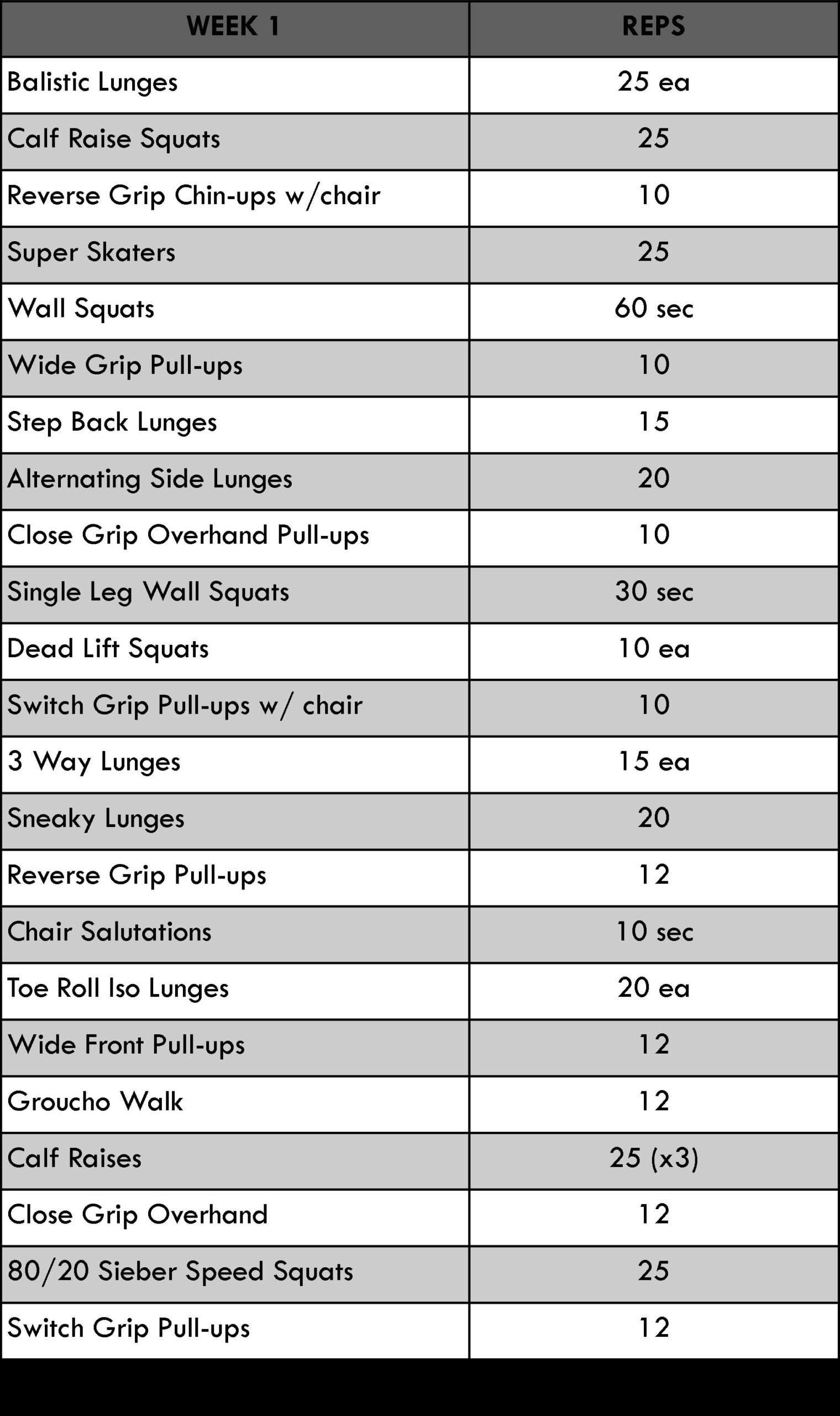Printable P90x3 Chest And Back P90x Legs P90x Shoulders And Arms Exercise List Worksheet P90x Printable P90x3 Chest And Back P90x Legs P90x Shoulders And Arms Exercise List Worksheet P90x