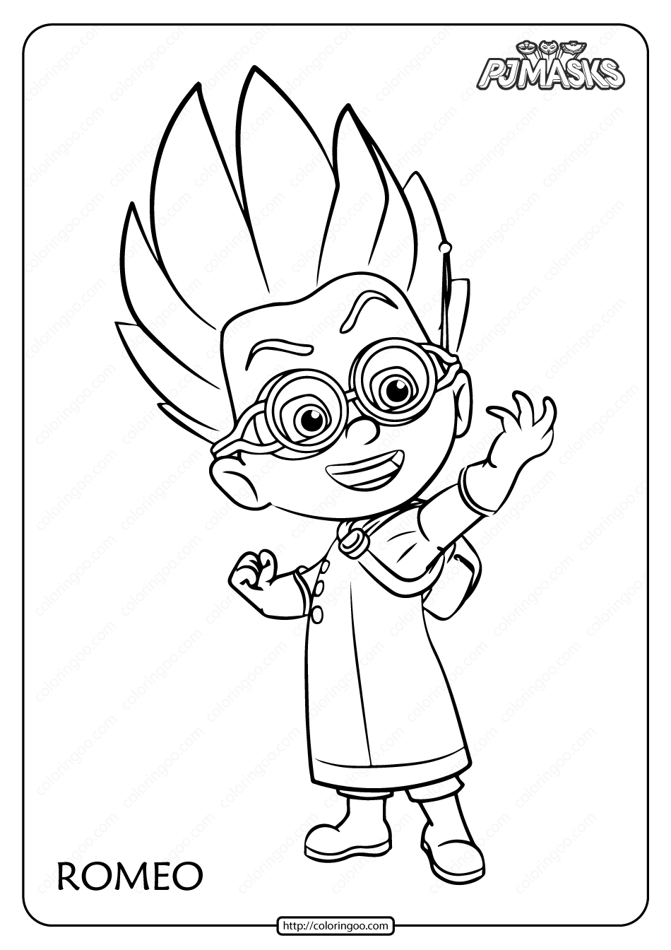Pj Masks Coloring Sheets Printable
