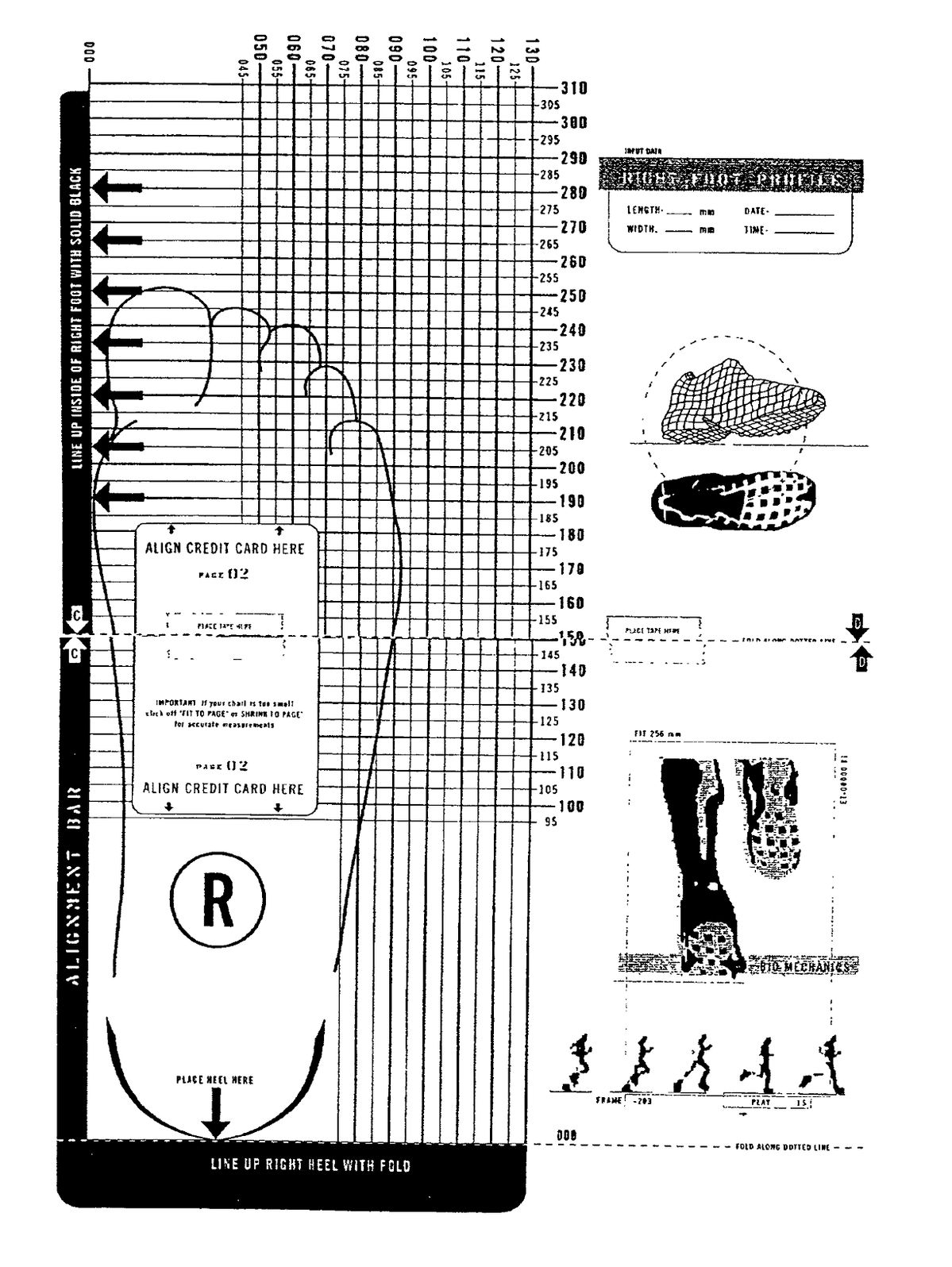 Printable Shoe Size Chart Uk