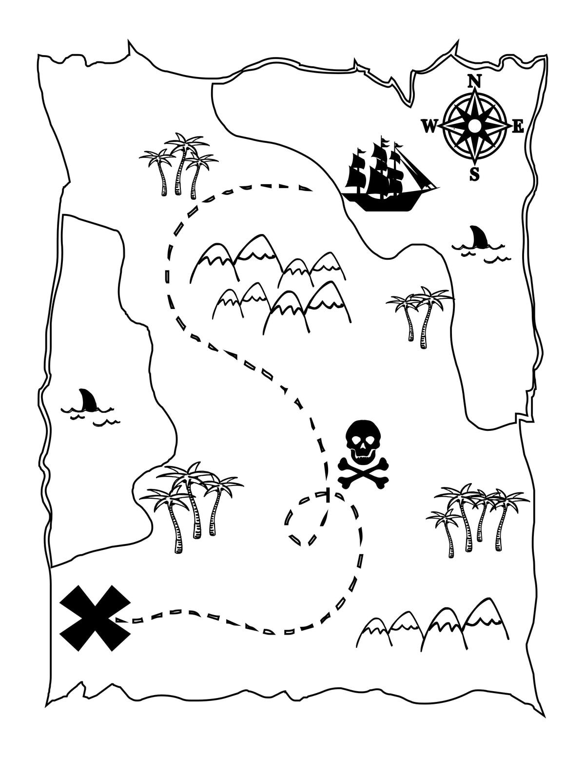Pirate Map Printable