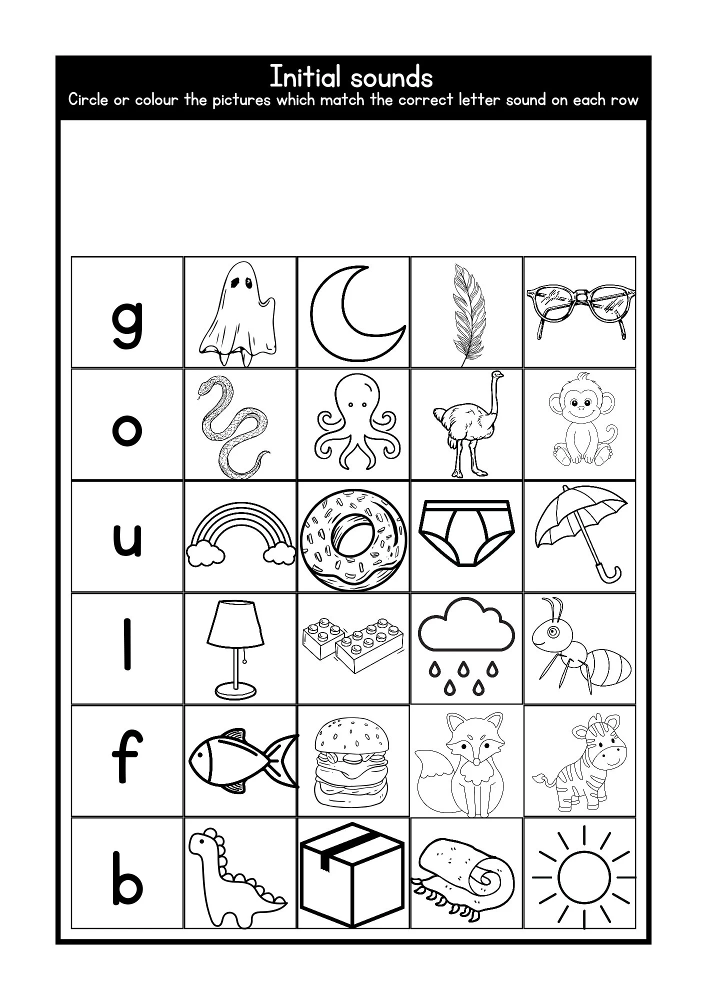 Jolly Phonics Worksheets Printables