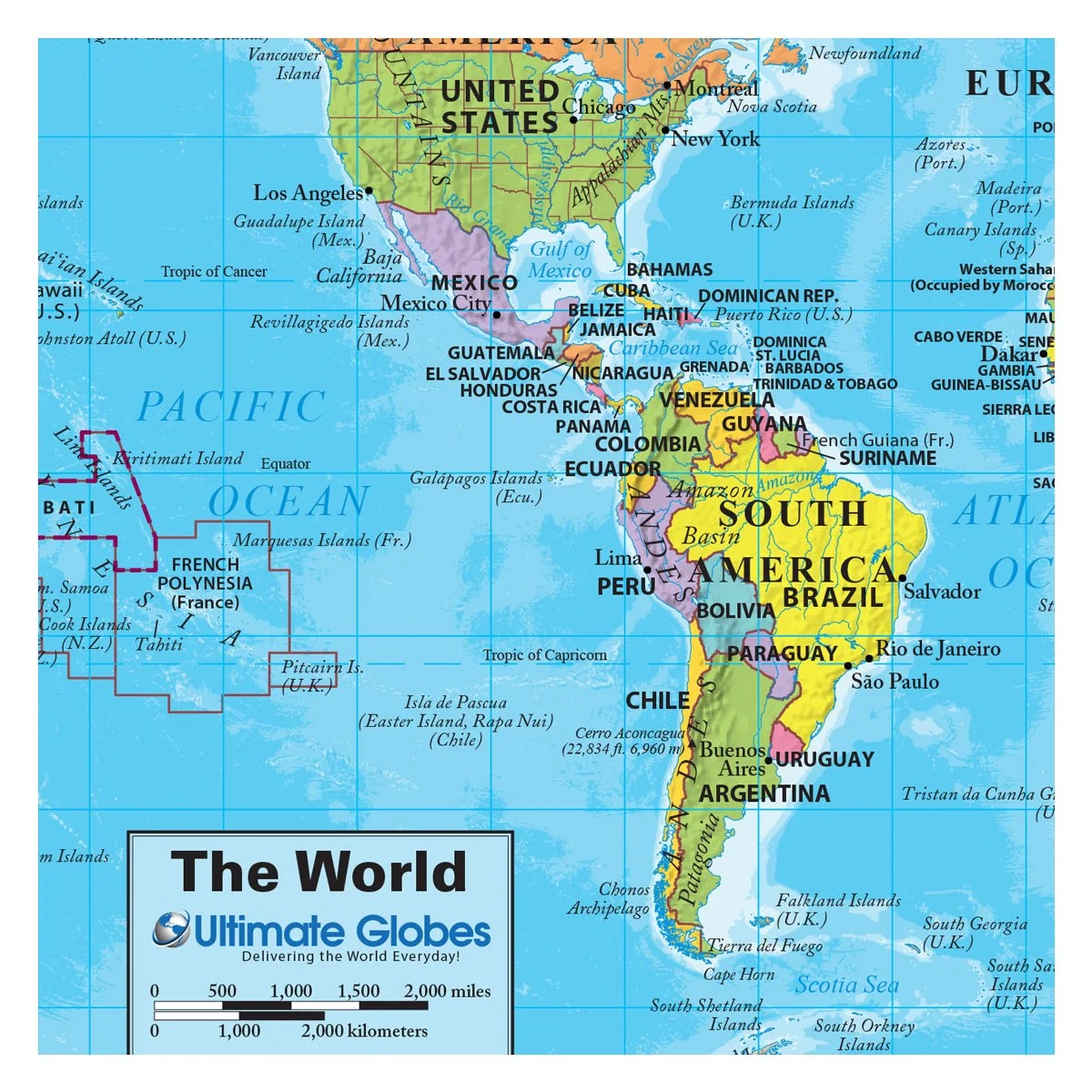 Printable World Map Education Reference Ultimate Globes