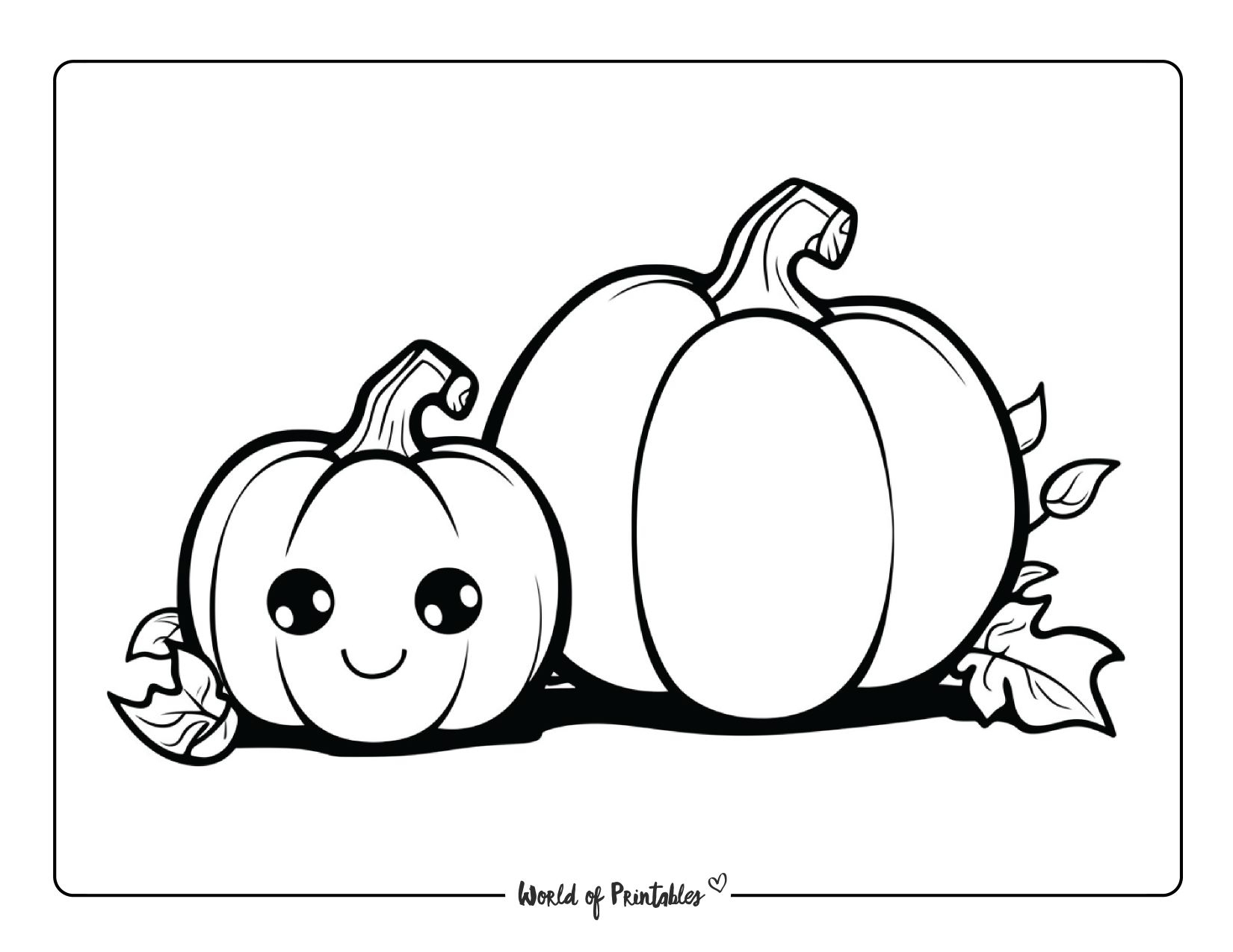 Free Printable Pumpkin Coloring Sheets