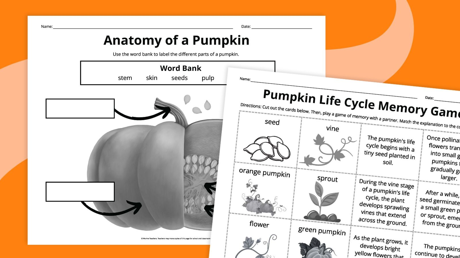 Free Printable Pumpkin Worksheets For Preschool Free Printable Pumpkin Worksheets For Preschool