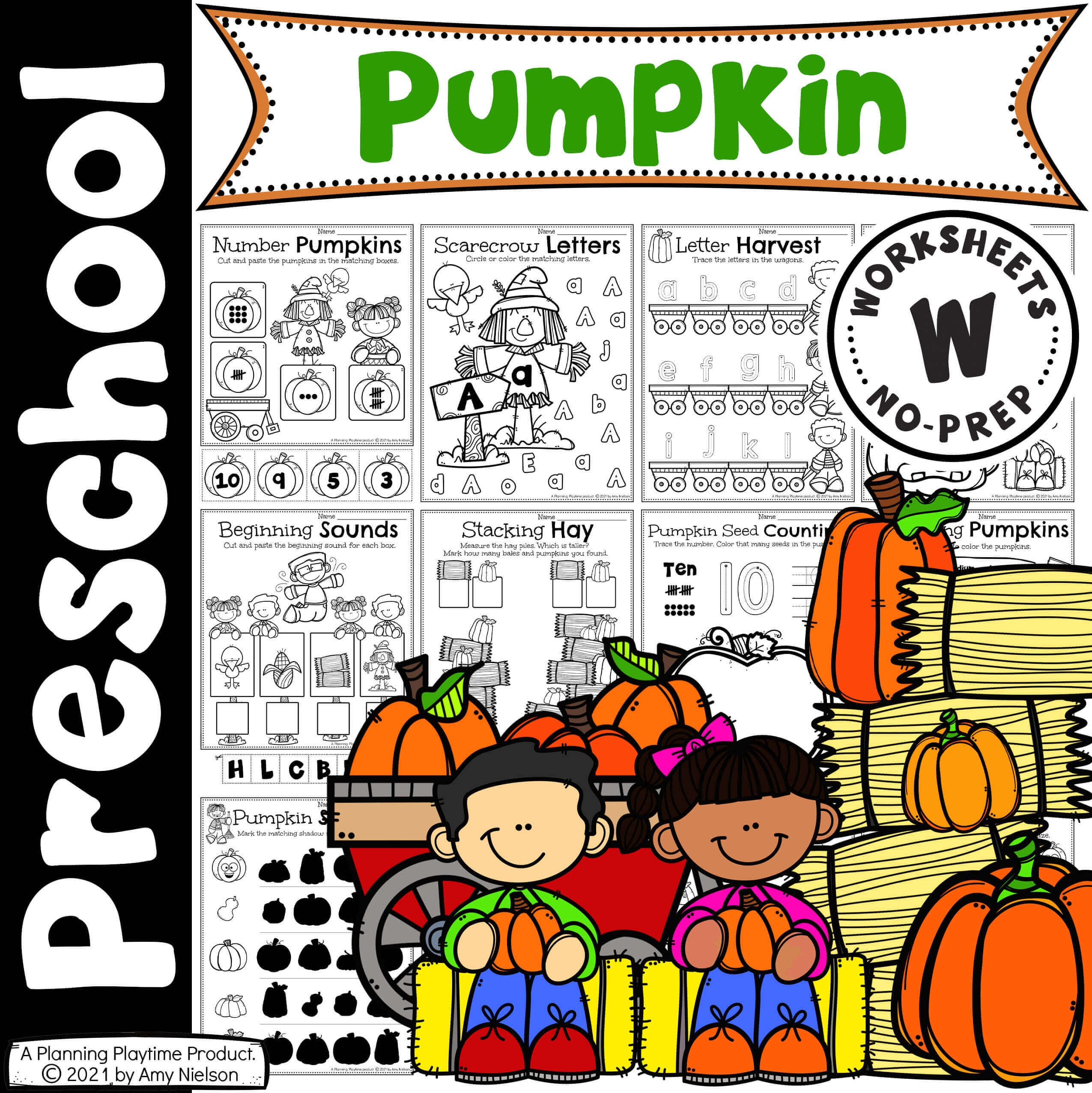 Printable Pumpkin Worksheets For Preschool