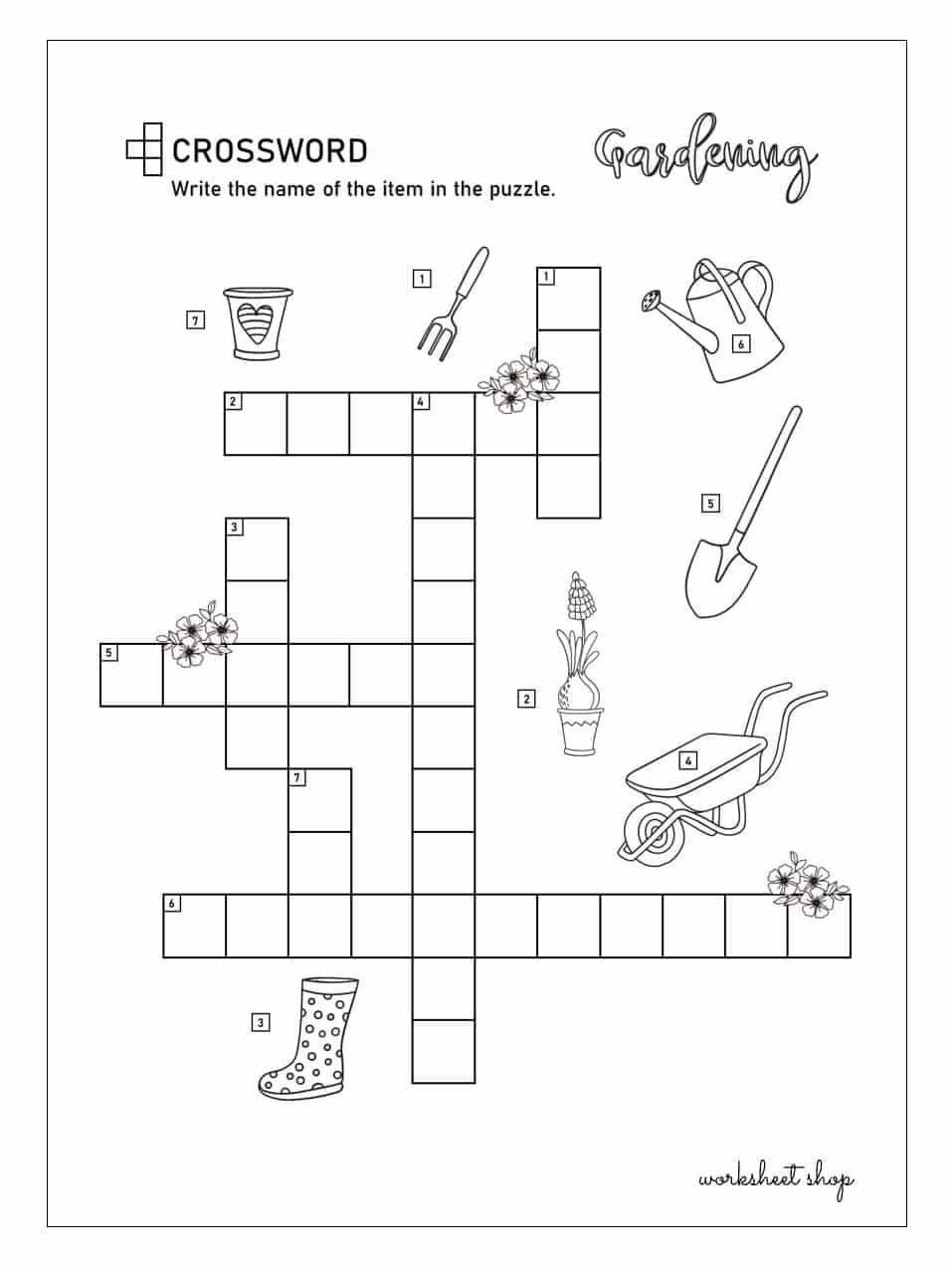 Printable Puzzle Worksheets
