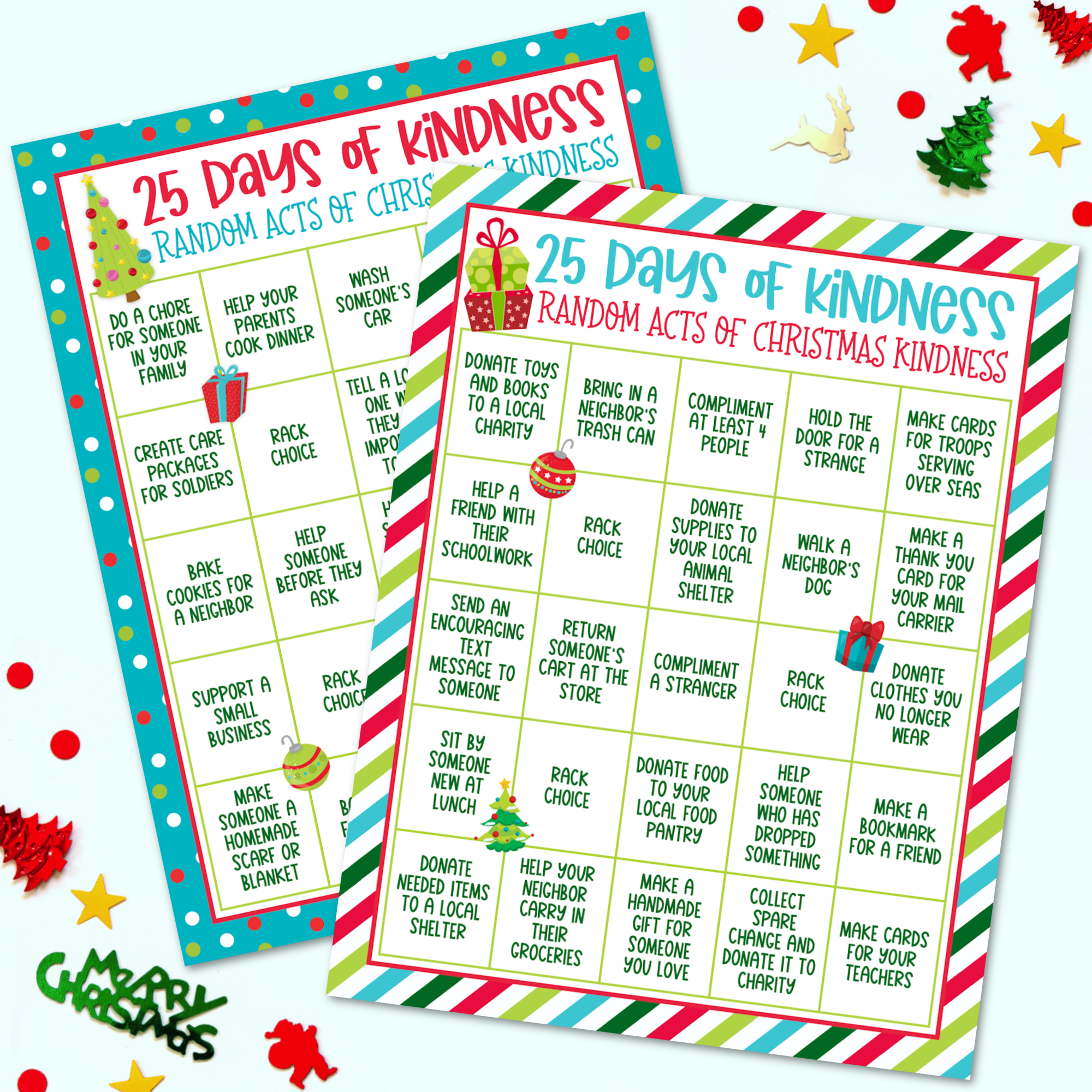 Free Printable Kindness Calendar