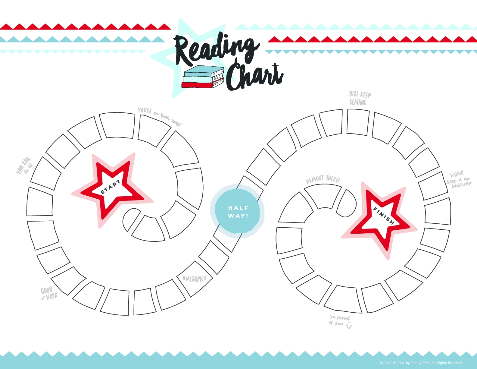 Reading Chart Free Printable