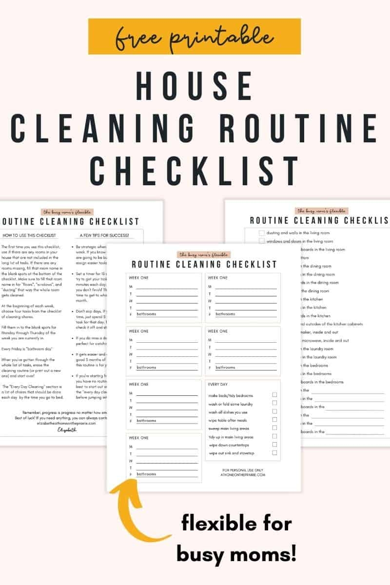 Free Printable House Cleaning Chore Charts Free Printable House Cleaning Chore Charts