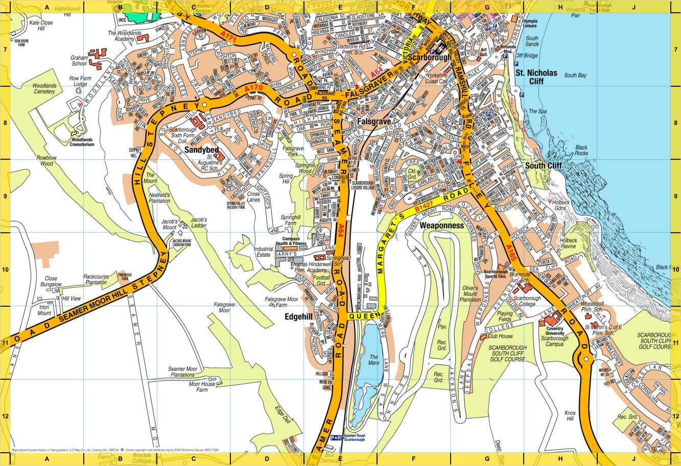 Scarborough Street Map Scarborough Street Map