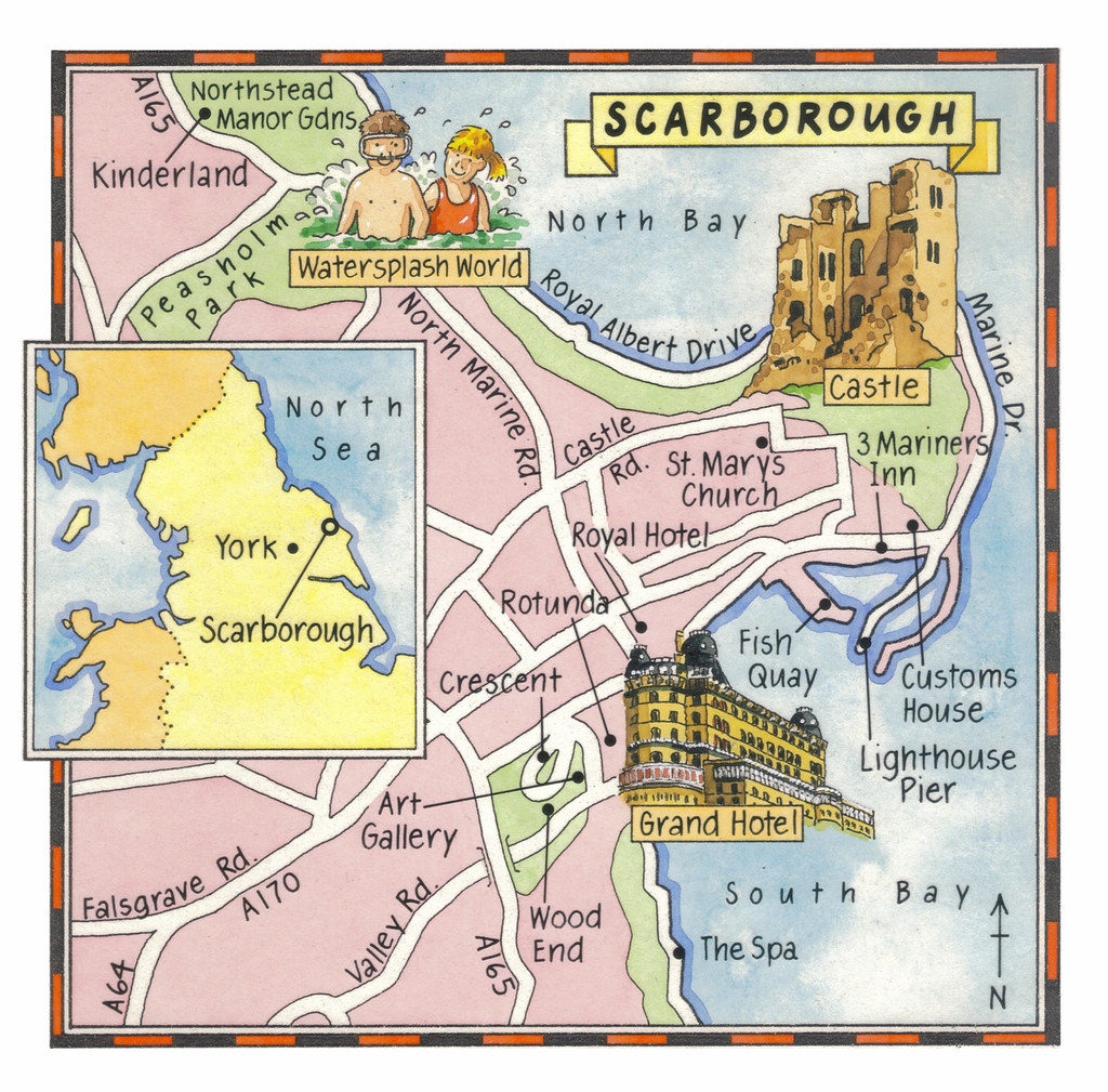 Scarborough Travel Map Travel Map For Best Magazine C 198 Flickr Scarborough Travel Map Travel Map For Best Magazine C 198 Flickr