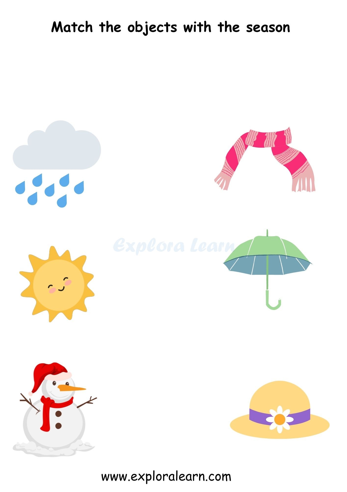 Seasons Worksheets For Preschool And Kindergarten 2 To 6 Years Kids Seasons Worksheets For Preschool And Kindergarten 2 To 6 Years Kids