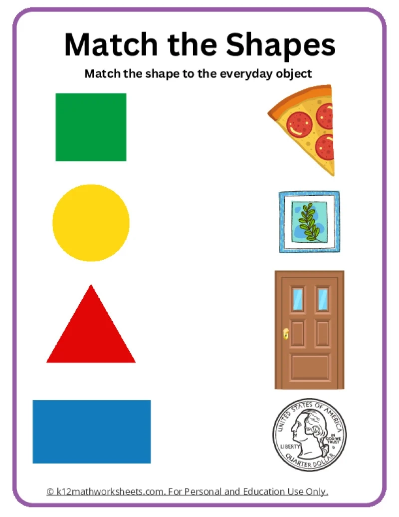 Shapes Worksheets Shapes Worksheets