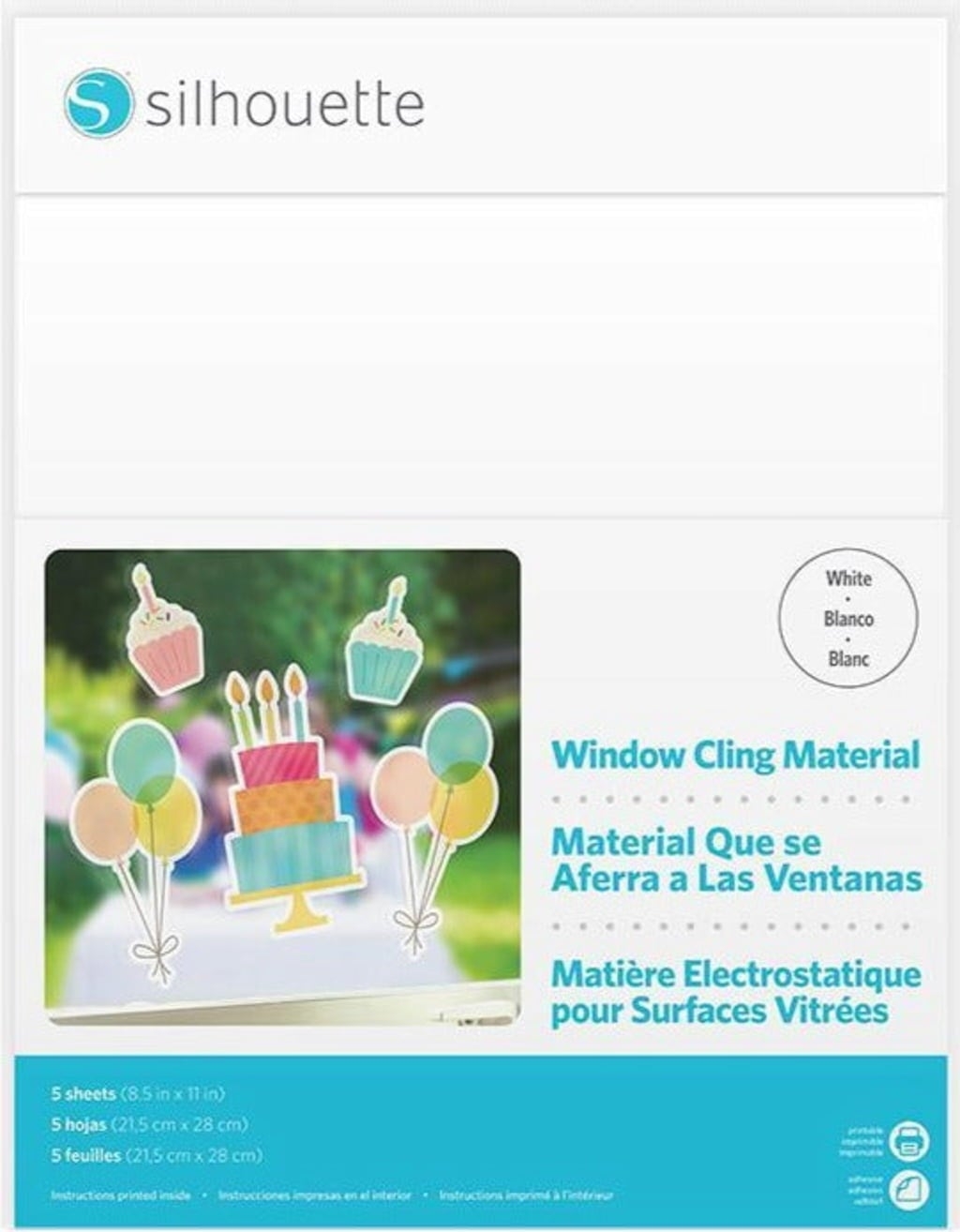 Silhouette Printable Window Cling Material 3DJake