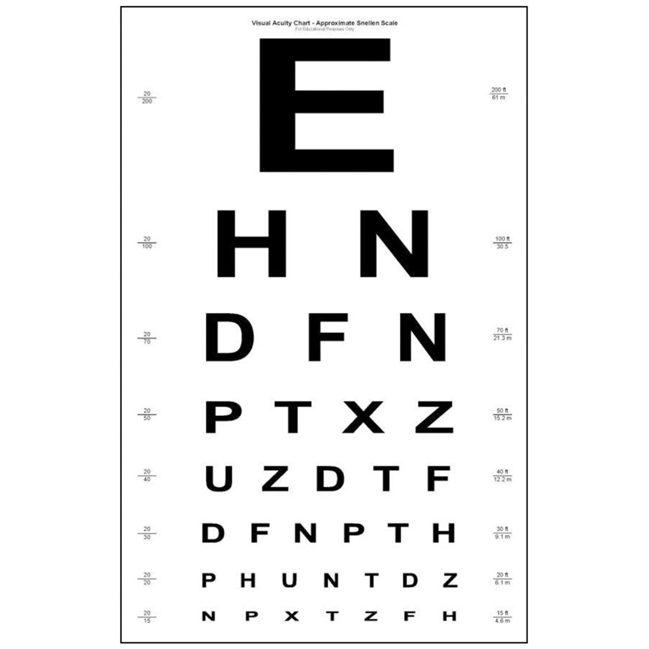 Free Printable Eye Test Chart Printable