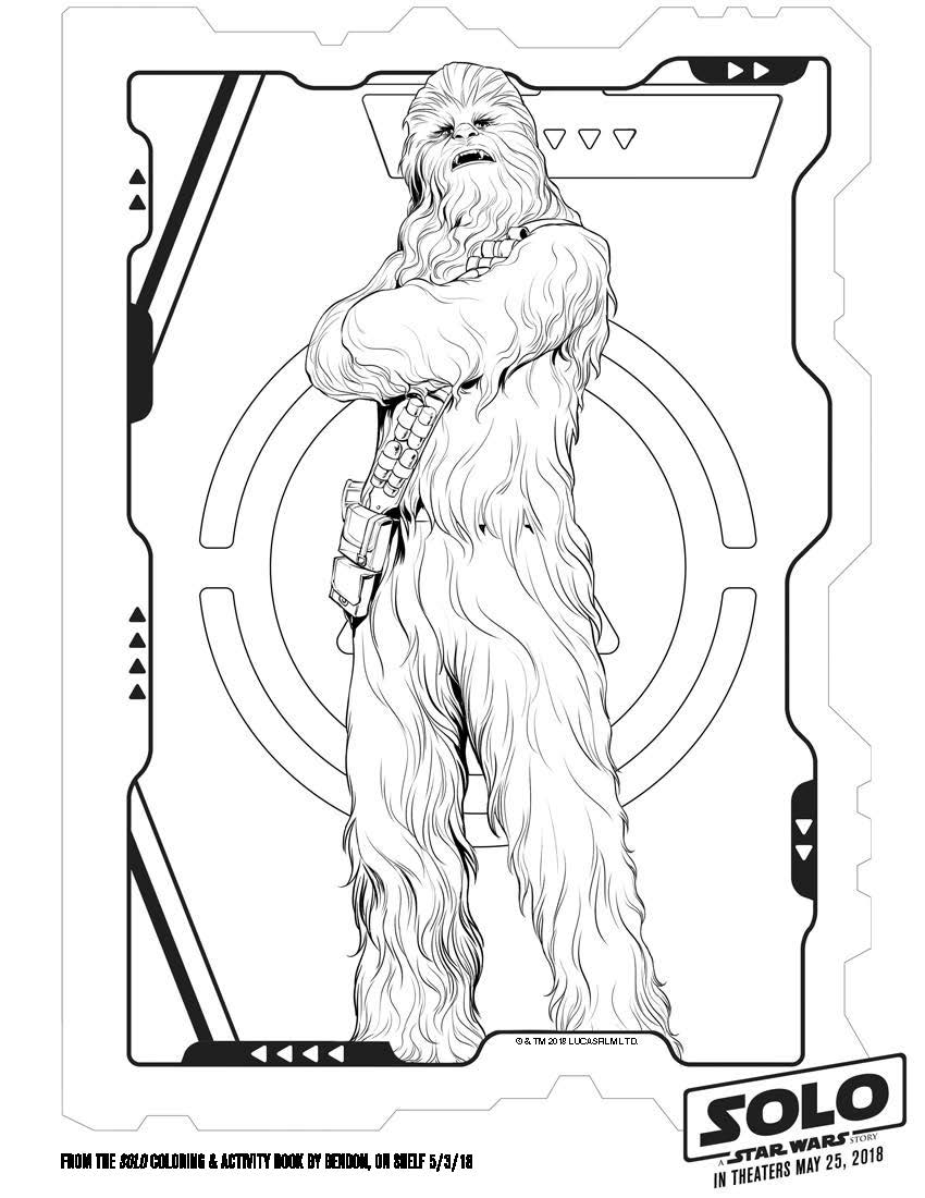 SOLO A STAR WARS STORY Coloring Pages And Activity Sheets SOLO A STAR WARS STORY Coloring Pages And Activity Sheets
