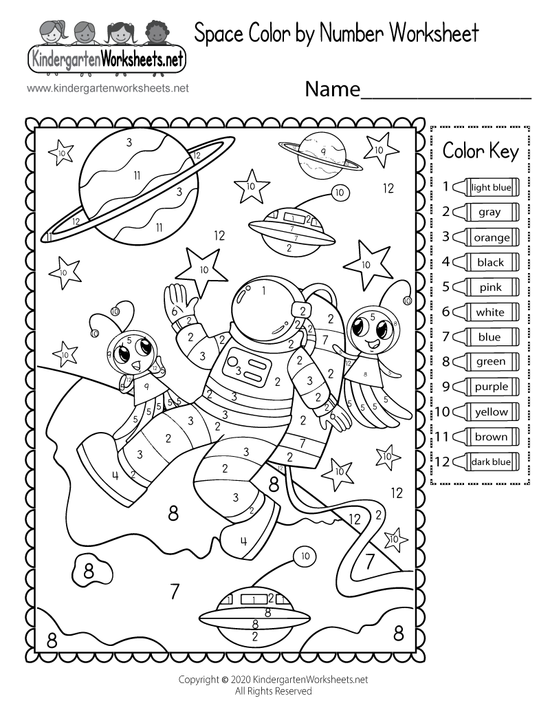 Color By Numbers Free Printable Worksheets