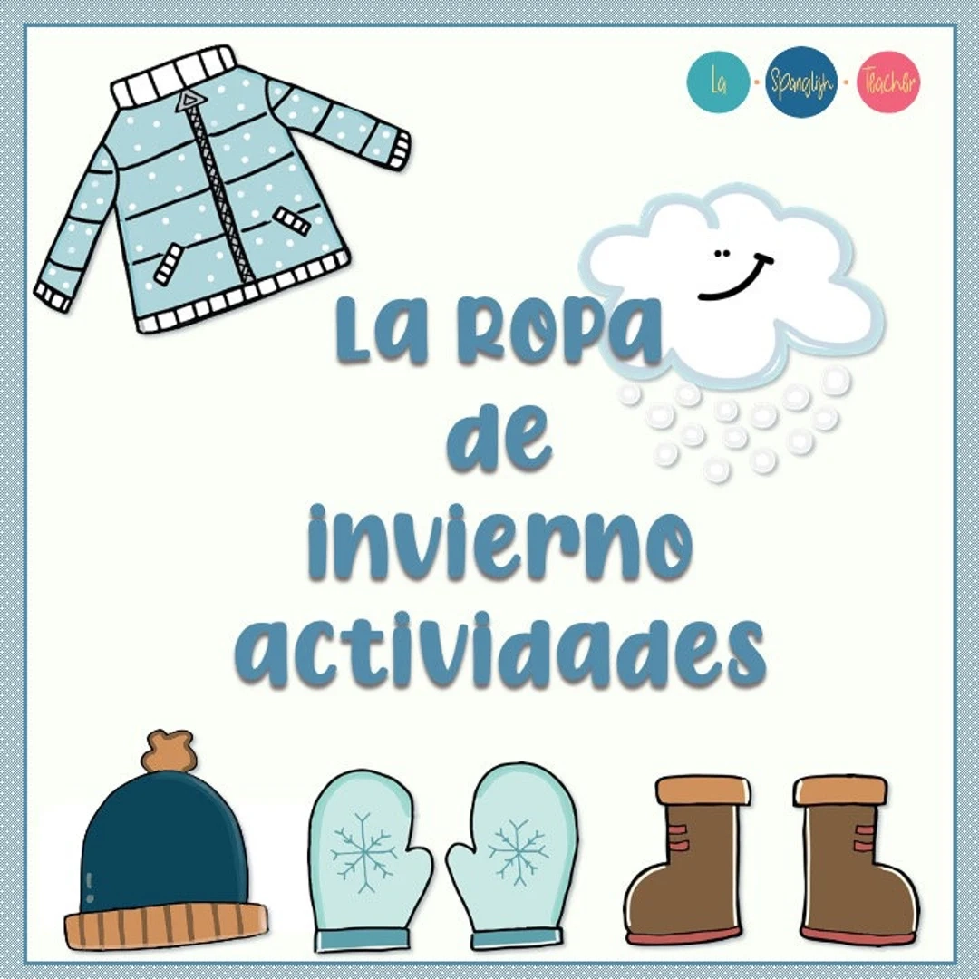 Free Printable Spanish Clothing Worksheets