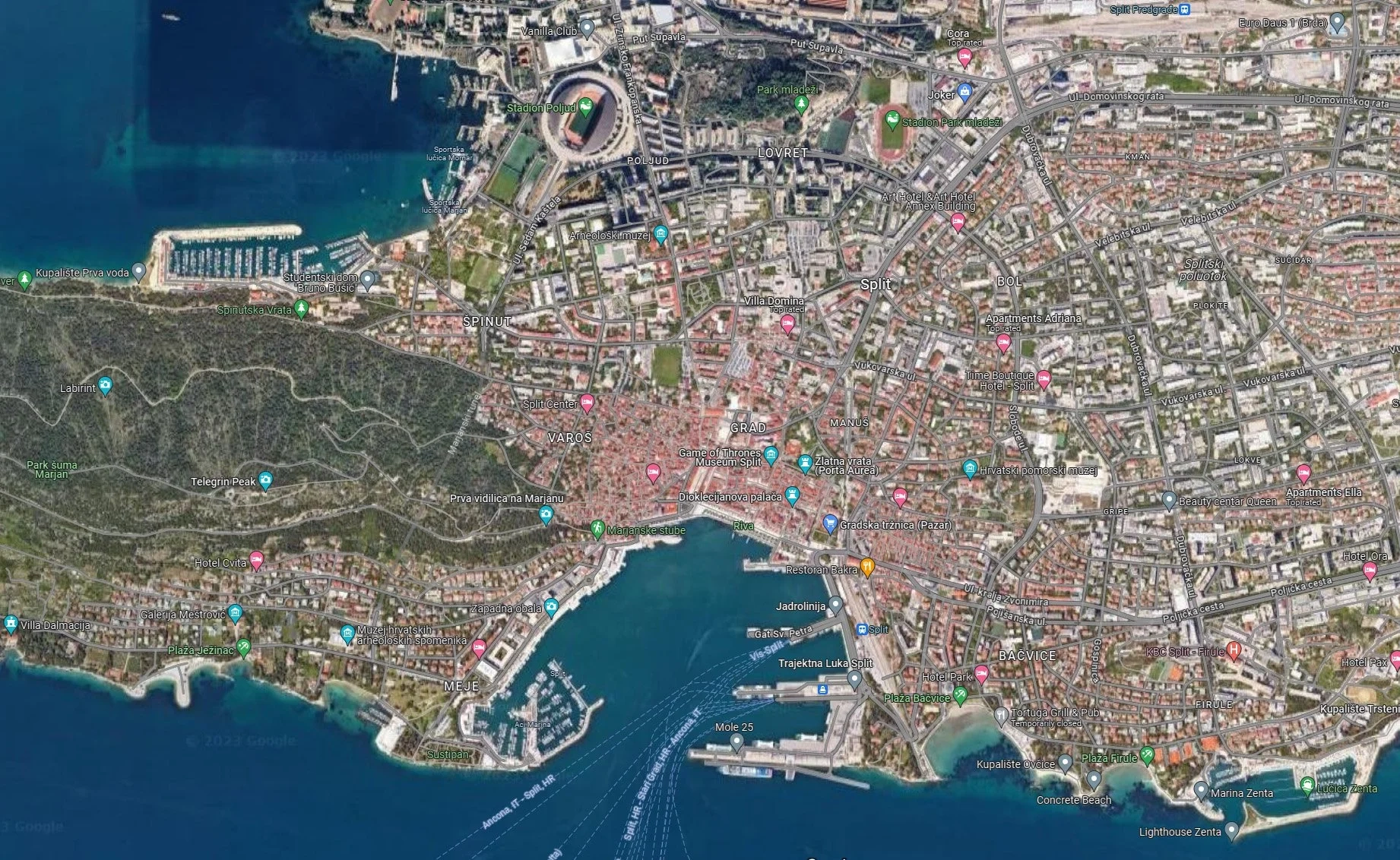 Split Croatia Mapping The Path