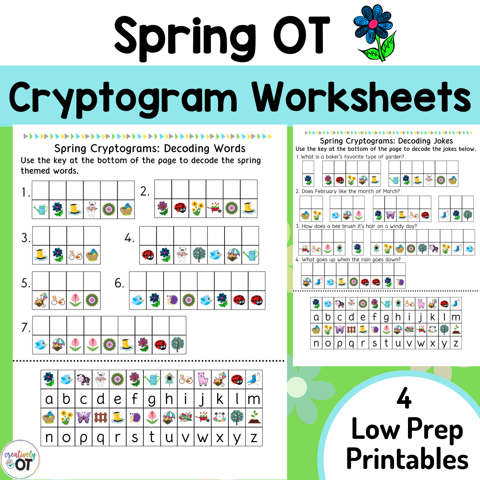 Printable Cryptograms Worksheets