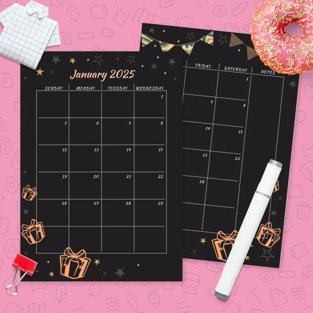 Birthday Calendar Printable Pdf