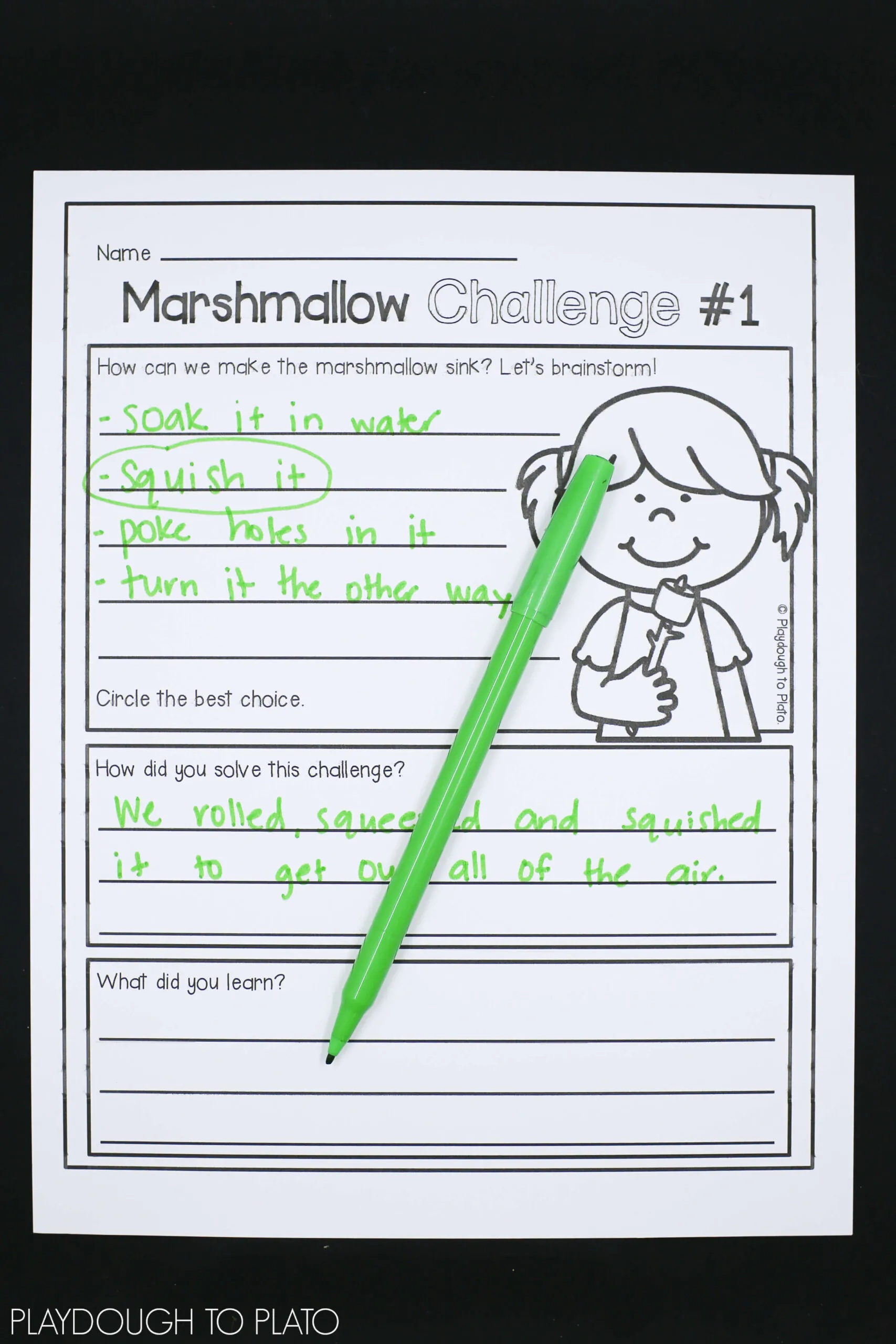 STEM Challenge Build With Marshmallows Playdough To Plato STEM Challenge Build With Marshmallows Playdough To Plato