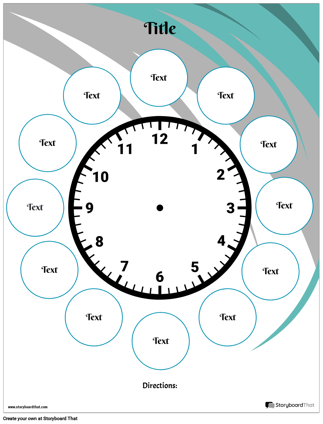 Clock Face Worksheets Printable